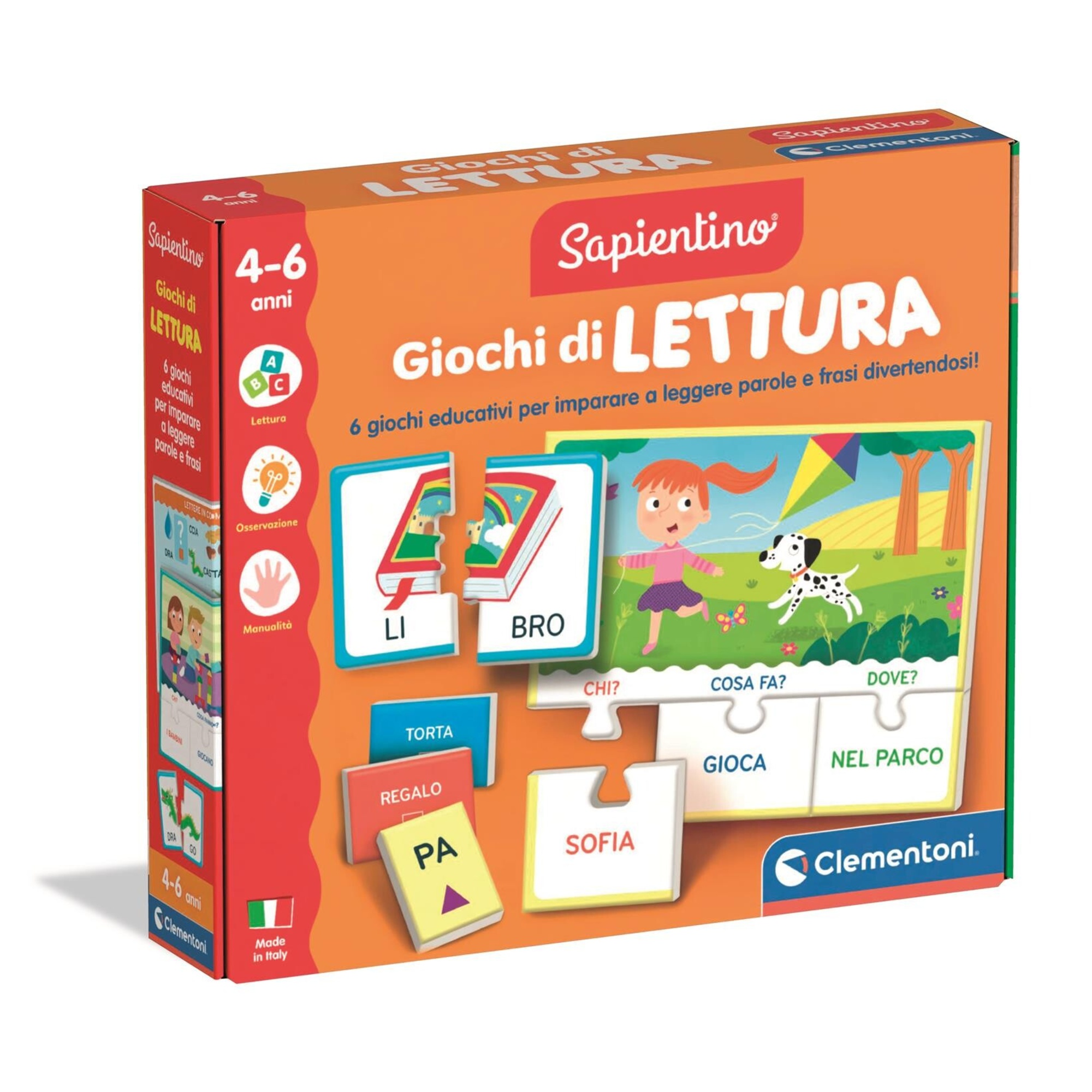 Clementoni - giochi di lettura - 16498 - SAPIENTINO