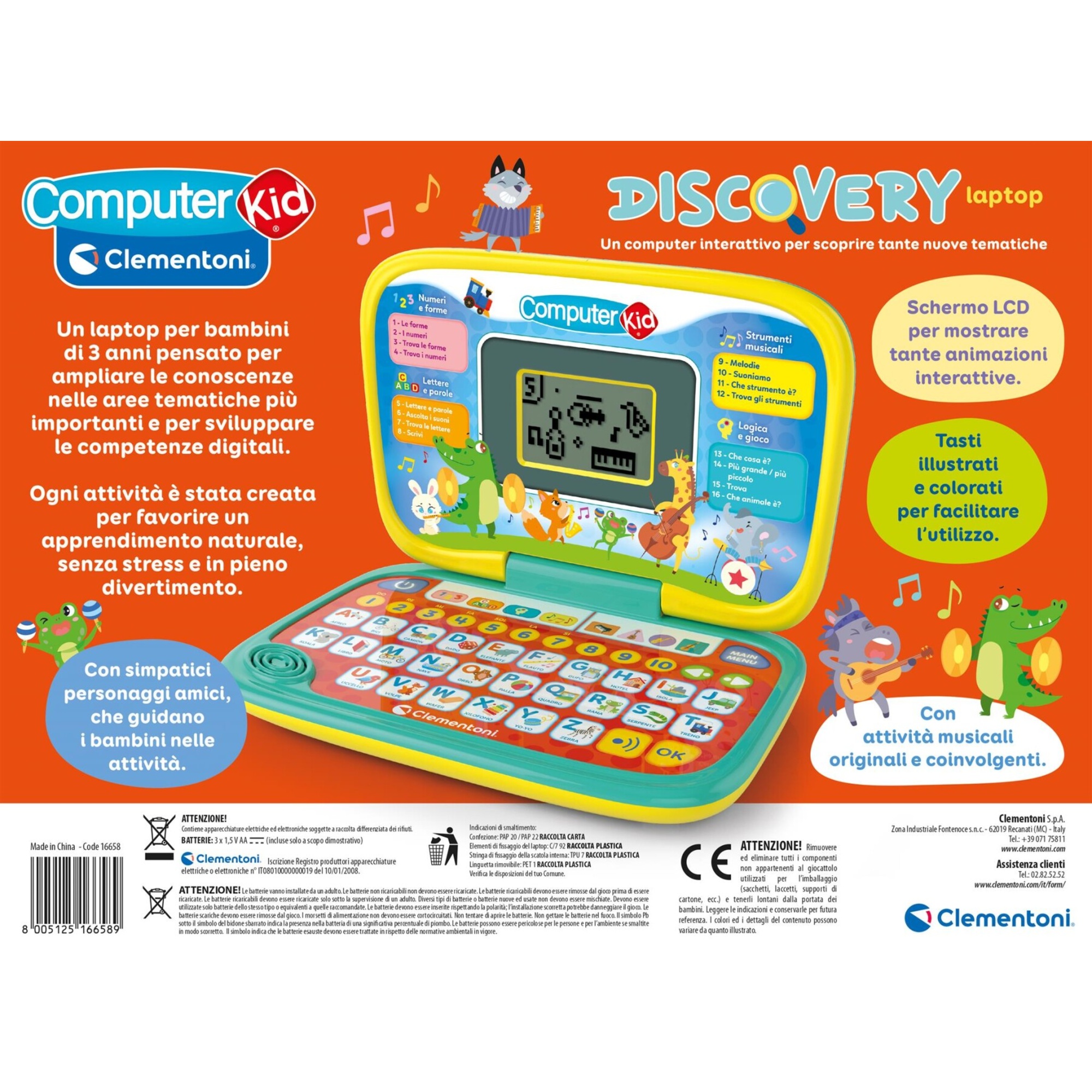 Discovery laptop 3+ - SAPIENTINO