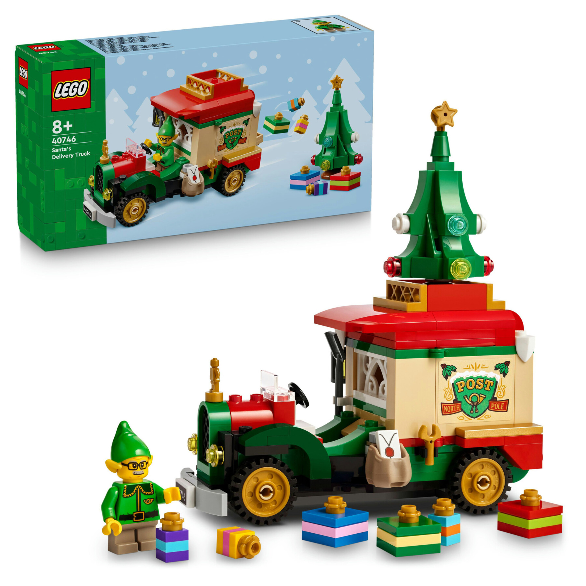 Lego 40746 furgone di babbo natale modellino da gioco ed esposizione, regalo 8+ - LEGO ICONS