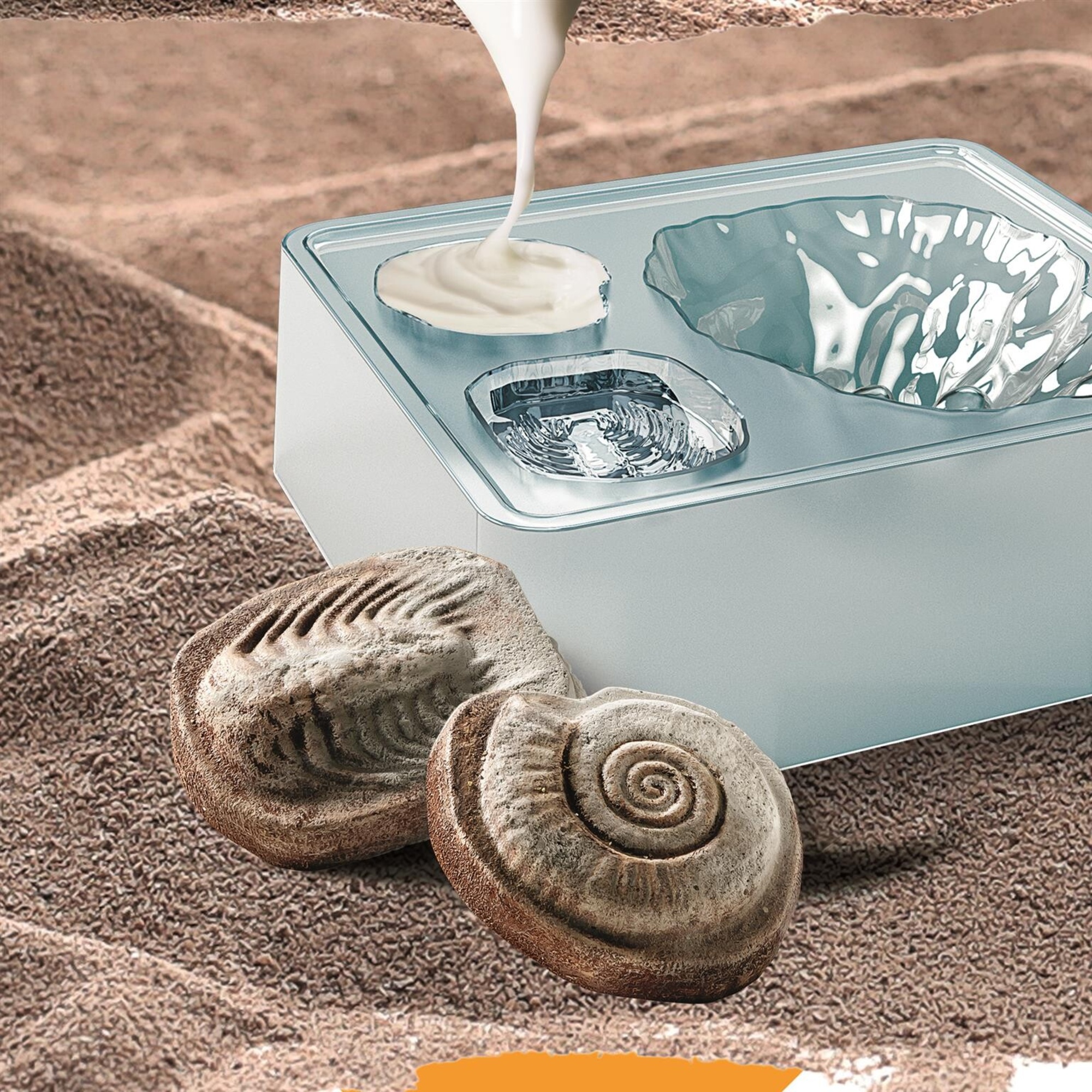 Clementoni - colossal dinosaur dig set - mosasaurus and brachiosaurus - 19434 - CLEMENTONI, Jurassic World