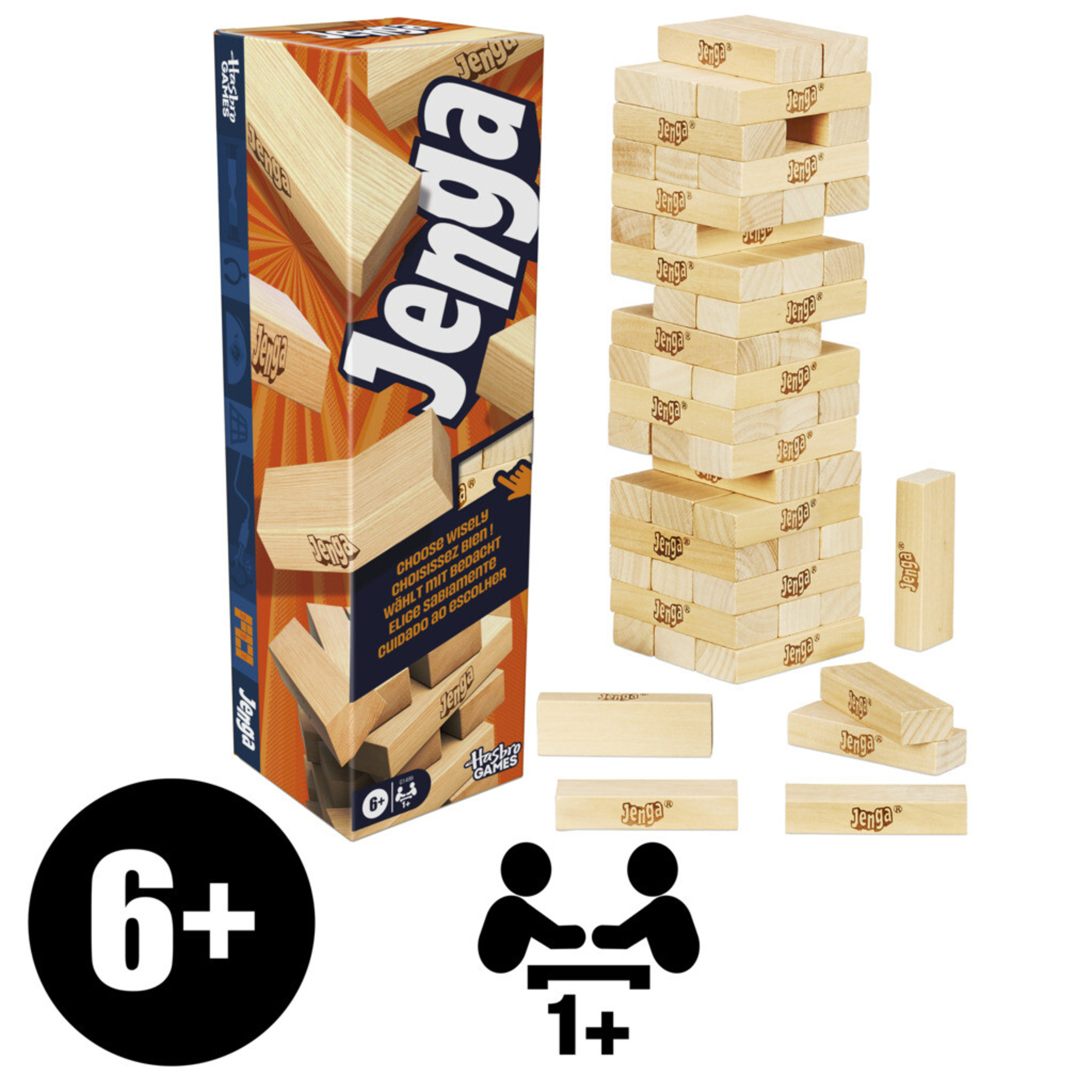 Jenga classico + dado digitale - HASBRO GAMING