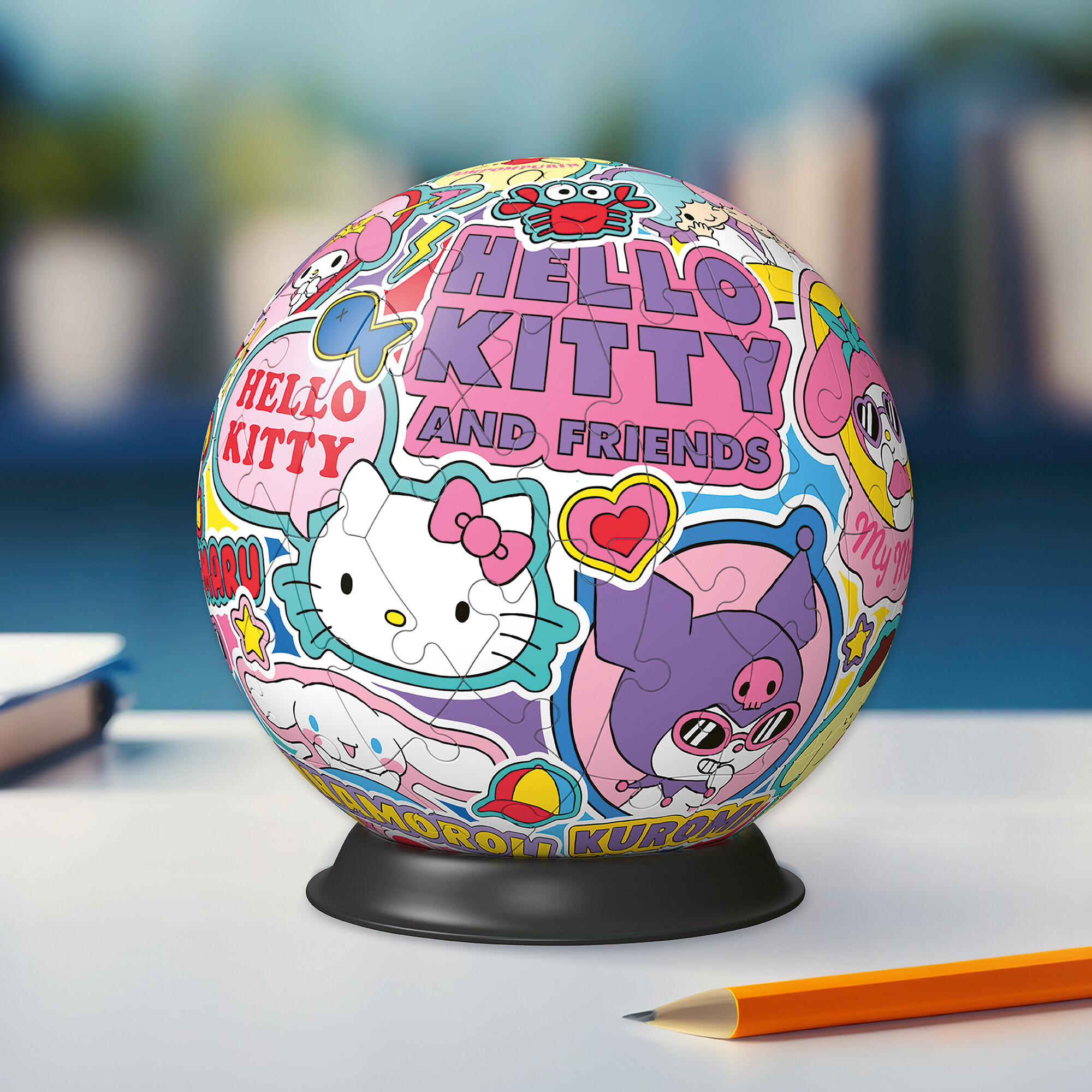 Ravensburger - 3d puzzle puzzle ball hello kitty, 72 pezzi, 6+ anni - Hello Kitty