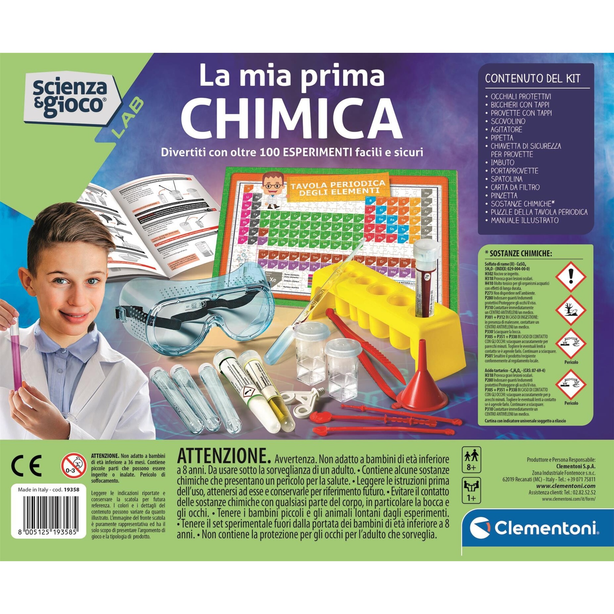 Clementoni - la mia prima chimica - 19358 - CLEMENTONI, Scienza e Gioco