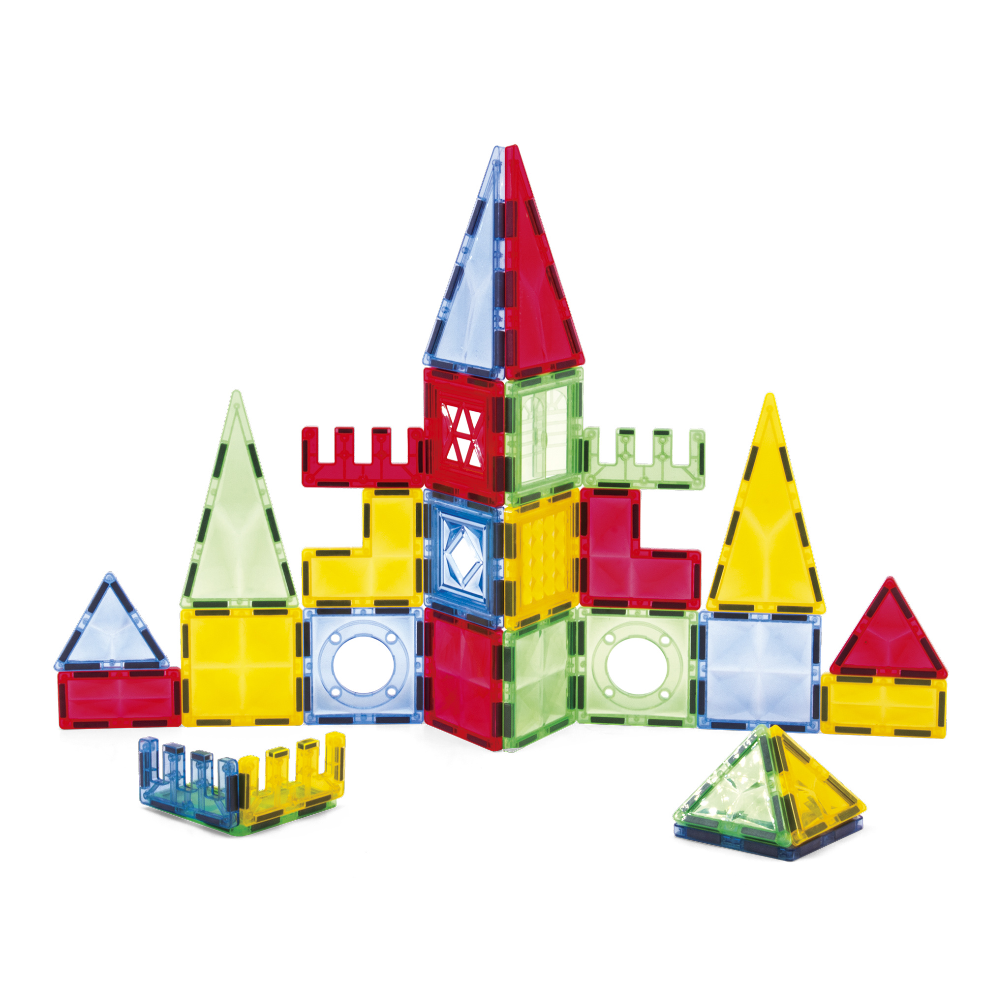 Magnetic tiles - 32 piastrelle magnetiche - ZIG ZAG