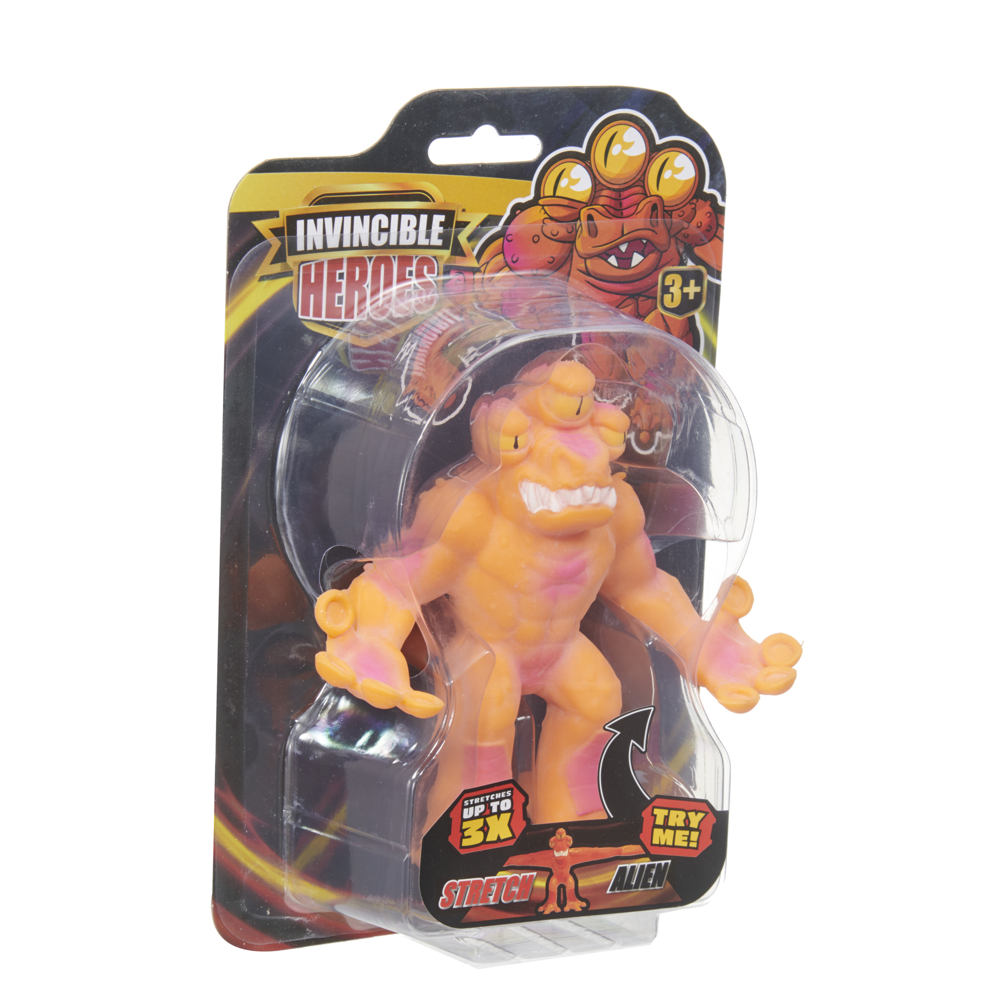 Stretch squad xxl - 4 personaggi giganti elastici da collezione - assortito - 