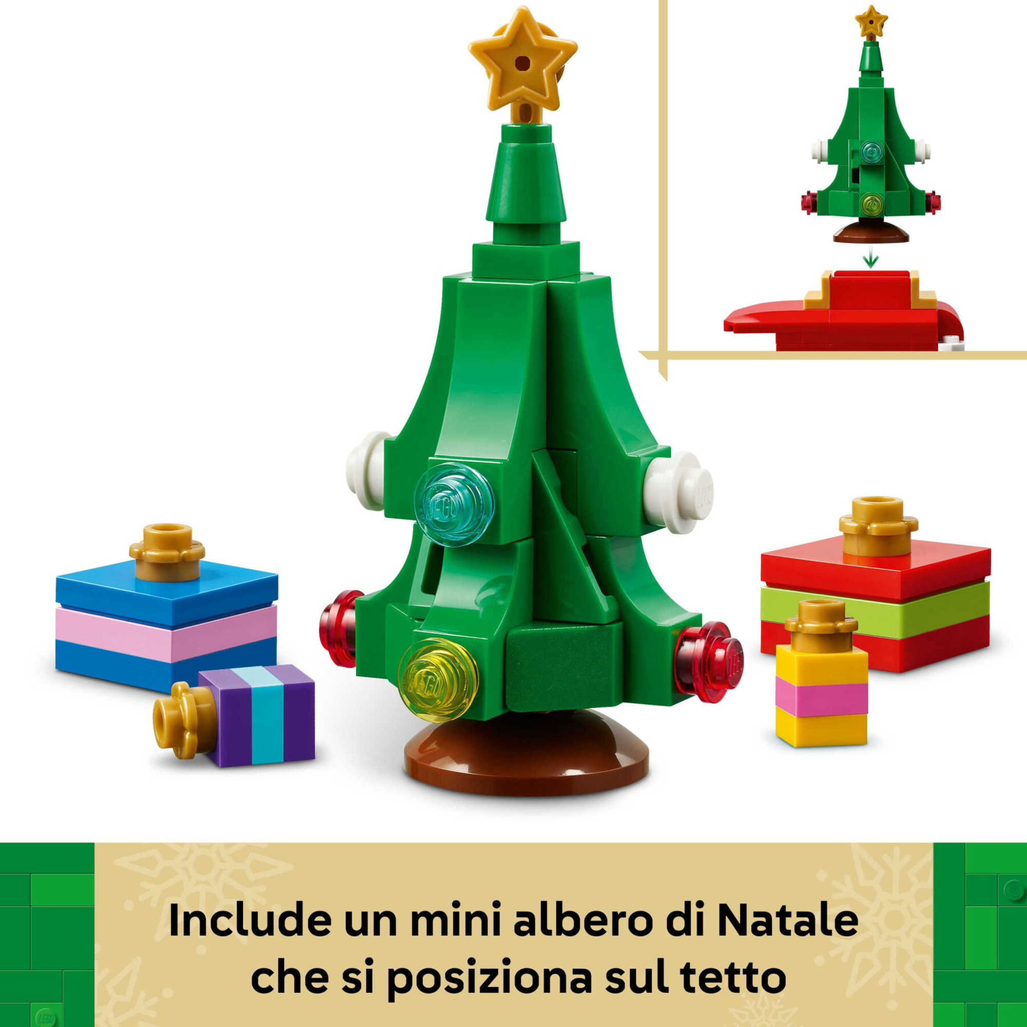 Lego 40746 furgone di babbo natale modellino da gioco ed esposizione, regalo 8+ - LEGO ICONS