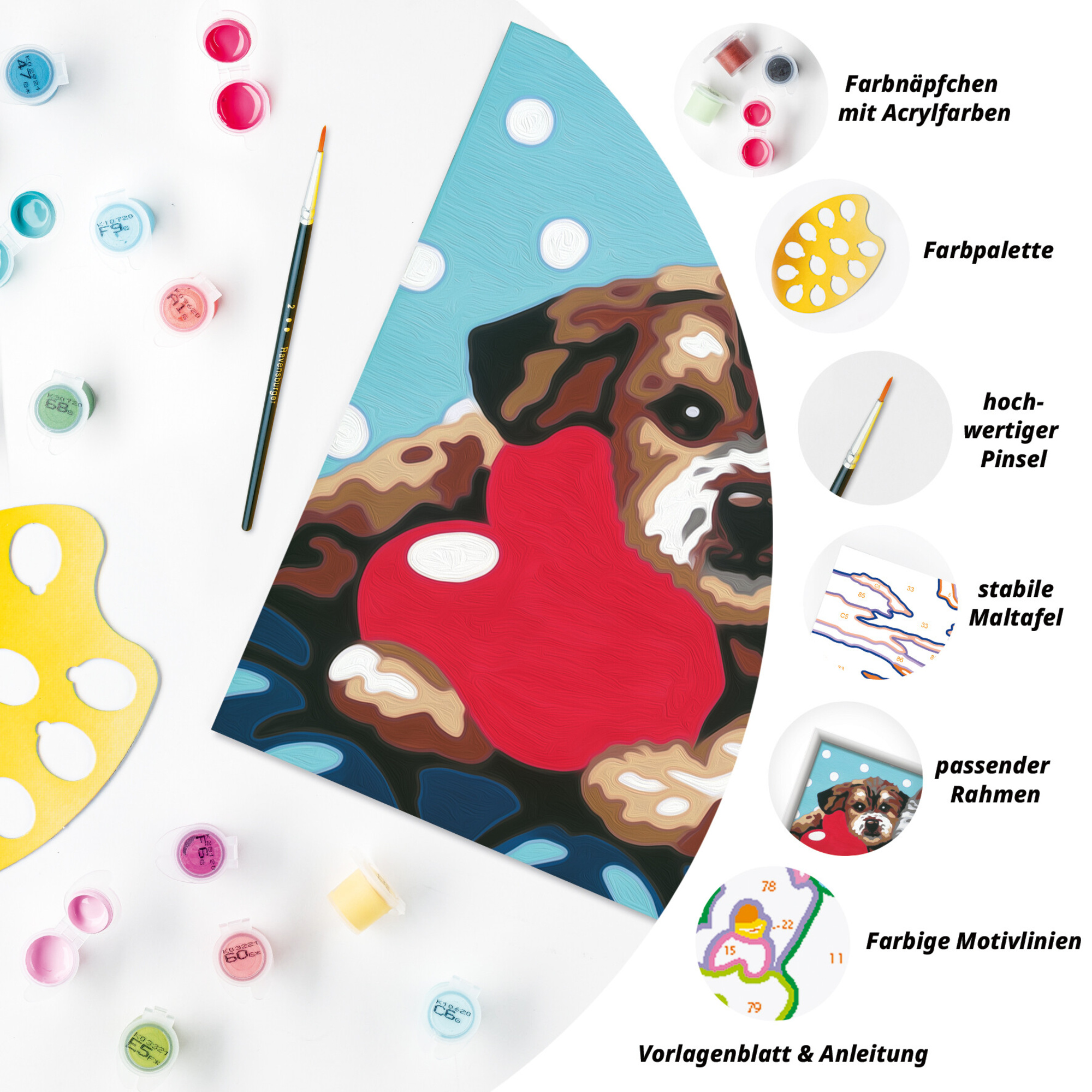 Ravensburger - creart amici a 4 zampe 7+ - RAVENSBURGER