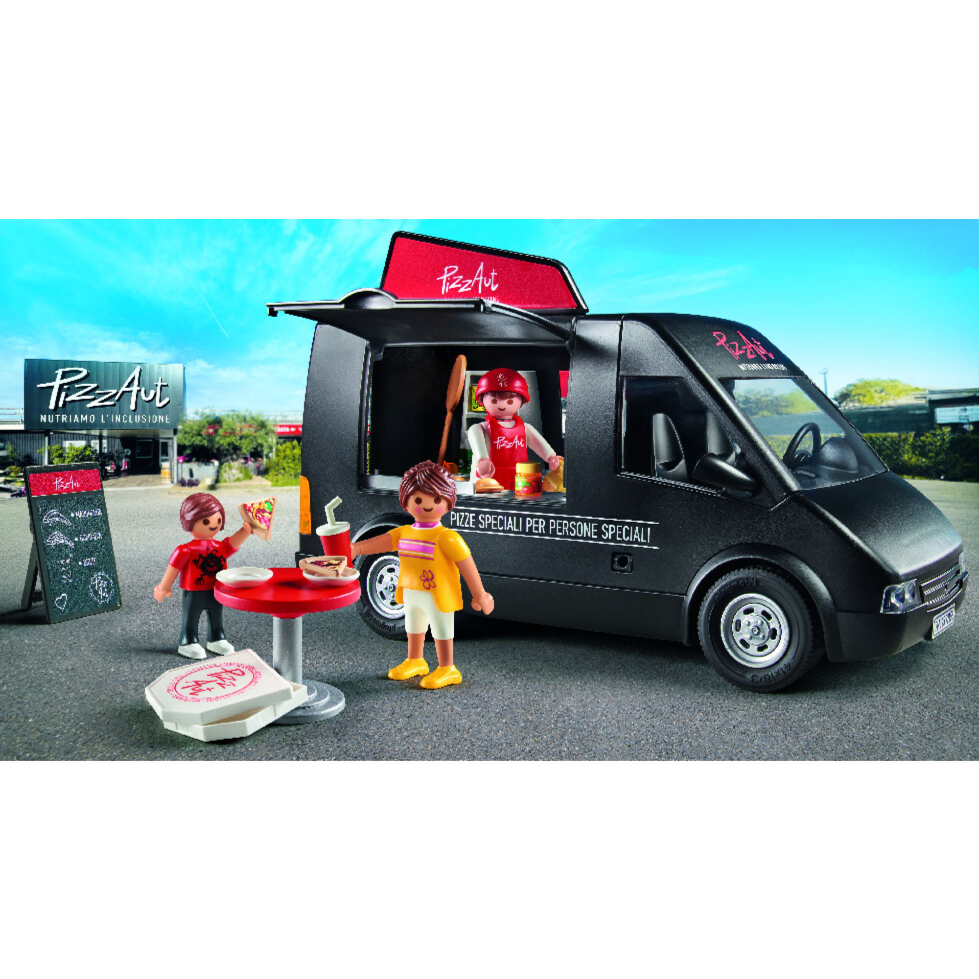 Playmobil 72158 pizzautobus - esclusiva toys center - Playmobil