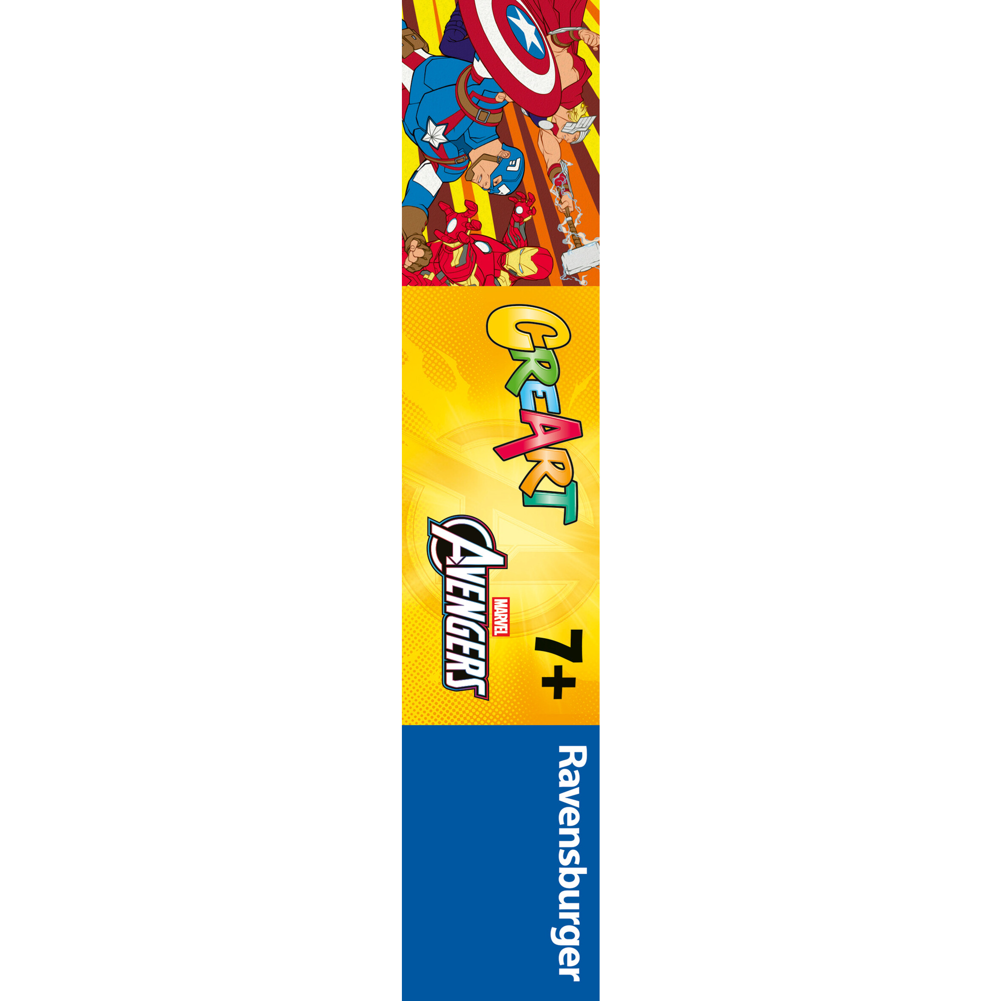 Ravensburger - creart serie e captain america kit dipingi con numeri 7+ - Avengers