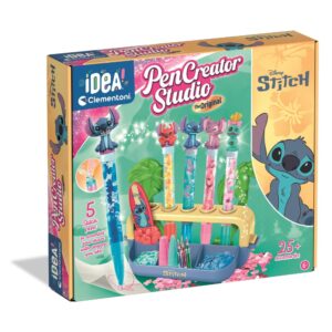 Clementoni - idea - laboratorio delle penne stitch - 18204 - CLEMENTONI, Disney Stitch