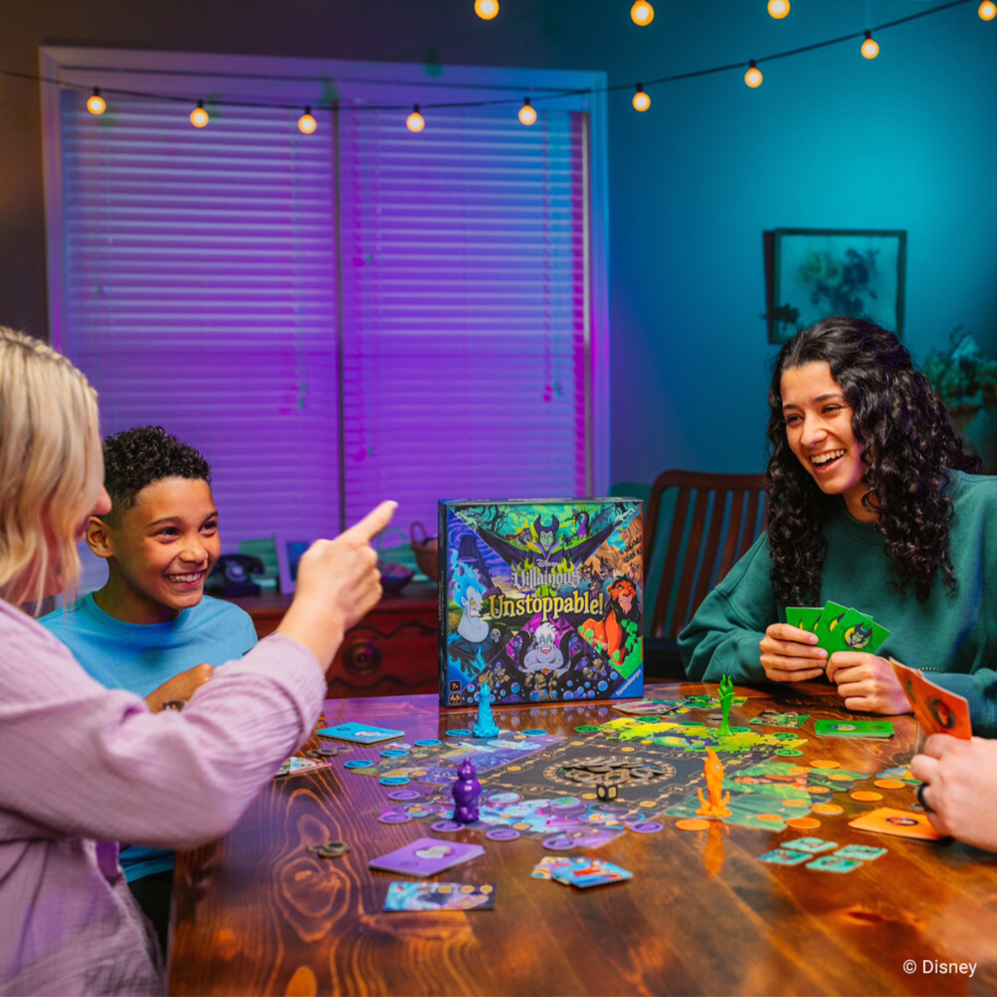 Ravensburger 24694 - disney villainous unstoppable! gioco da tavolo famiglia - Disney