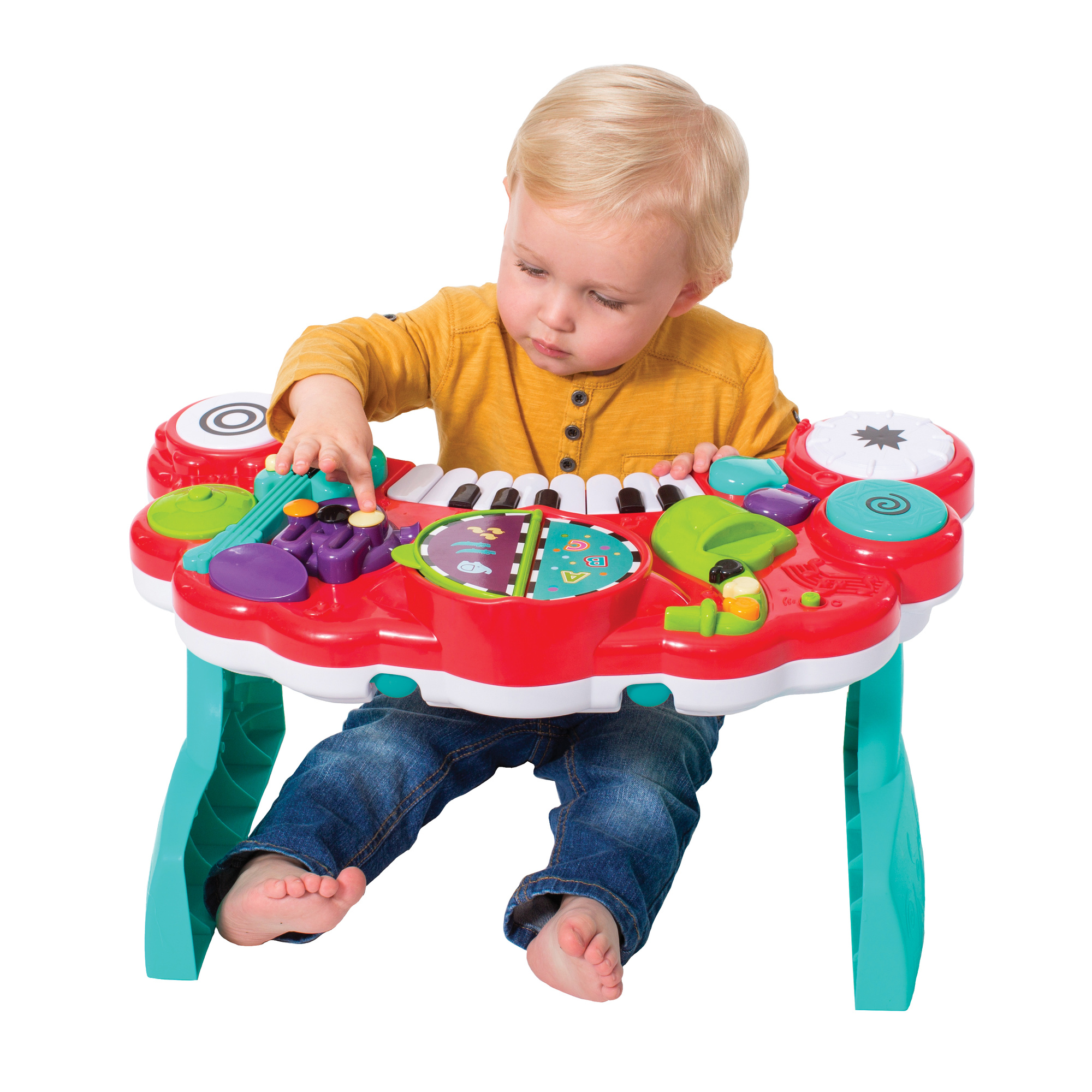 Music center 10-in-1 per bambini - tastiera e melodie interattive - 12m+ - INFANTINO, SUPERSTAR