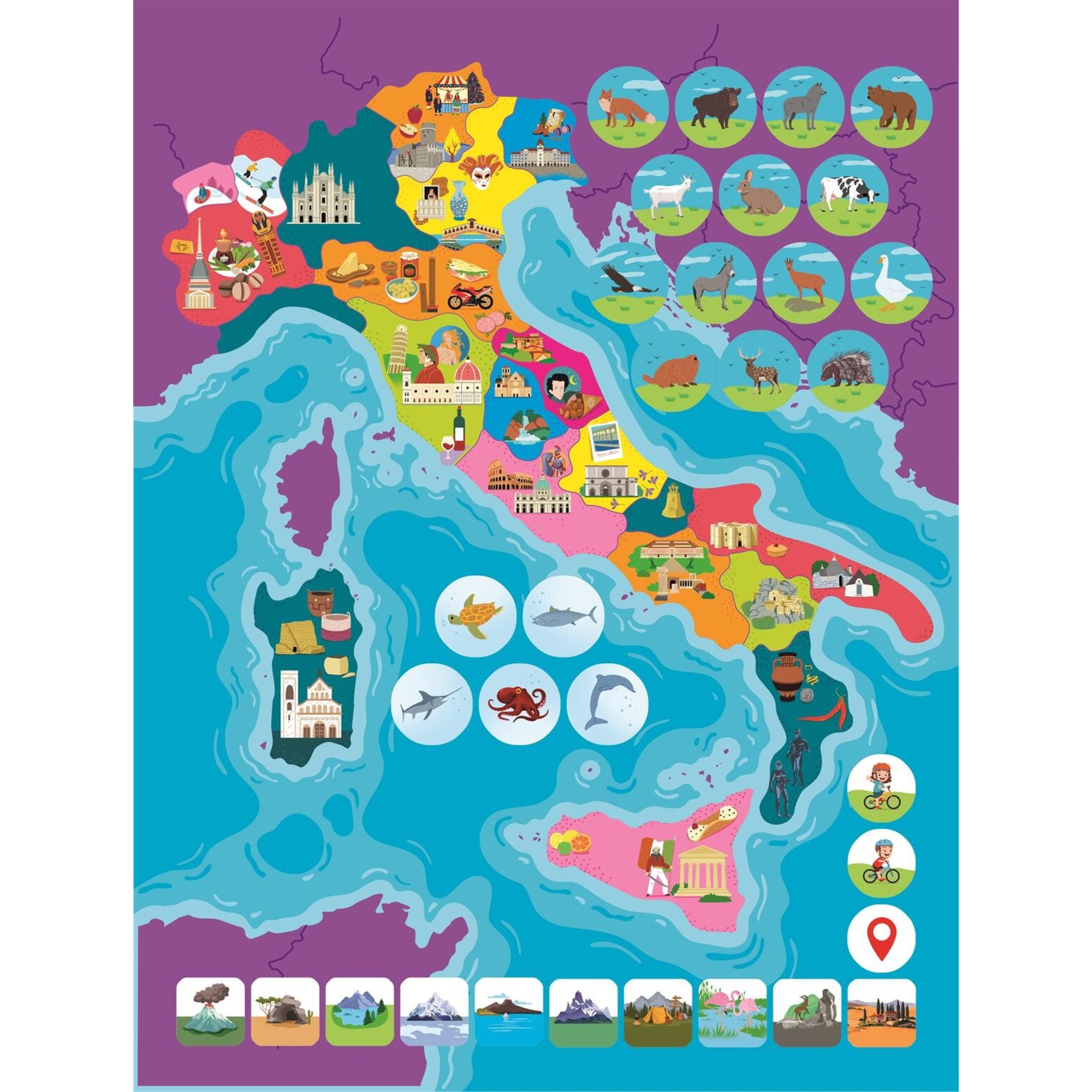 Clementoni - italia magnetica  - 16690 - CLEMENTONI, SAPIENTINO