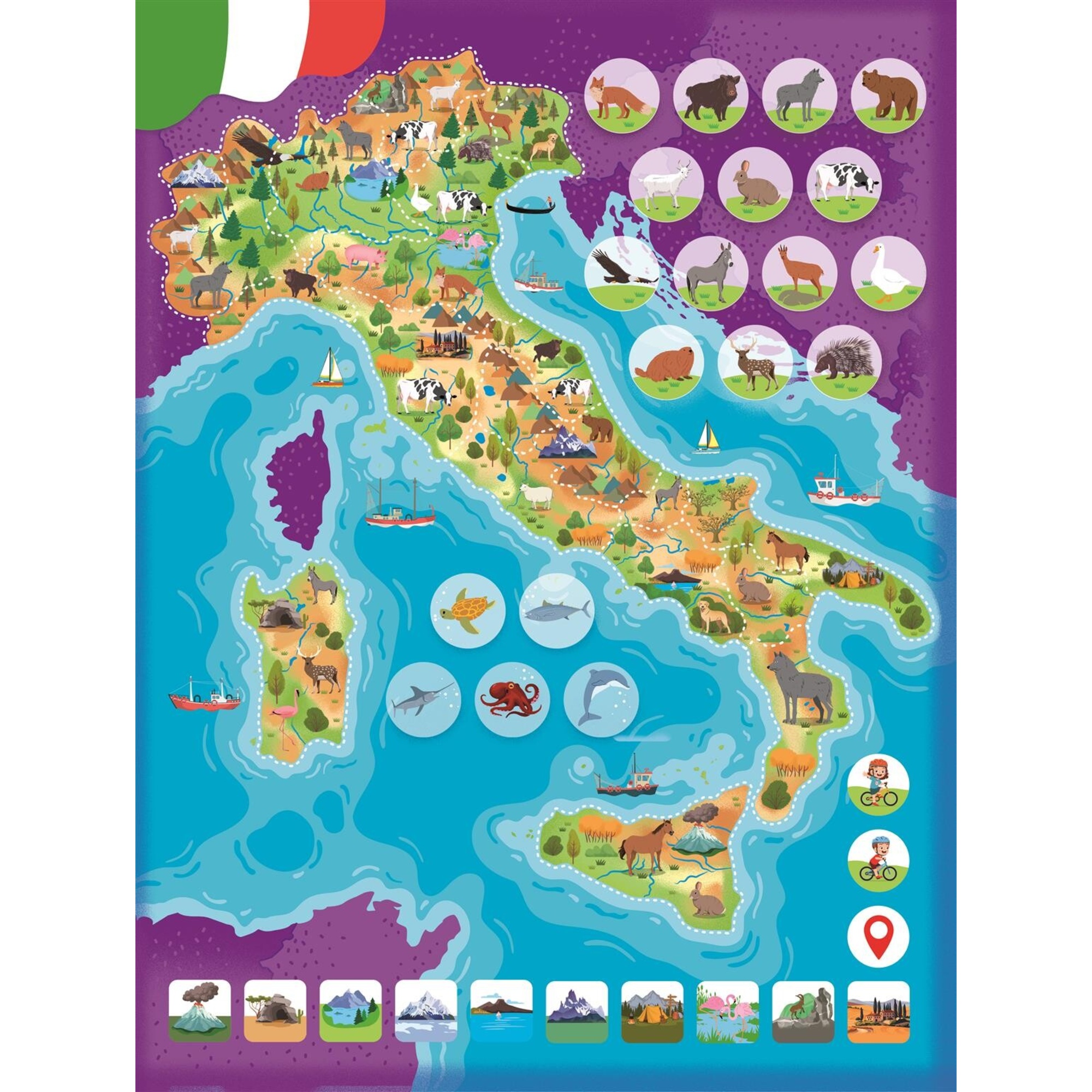 Clementoni - italia magnetica  - 16690 - CLEMENTONI, SAPIENTINO