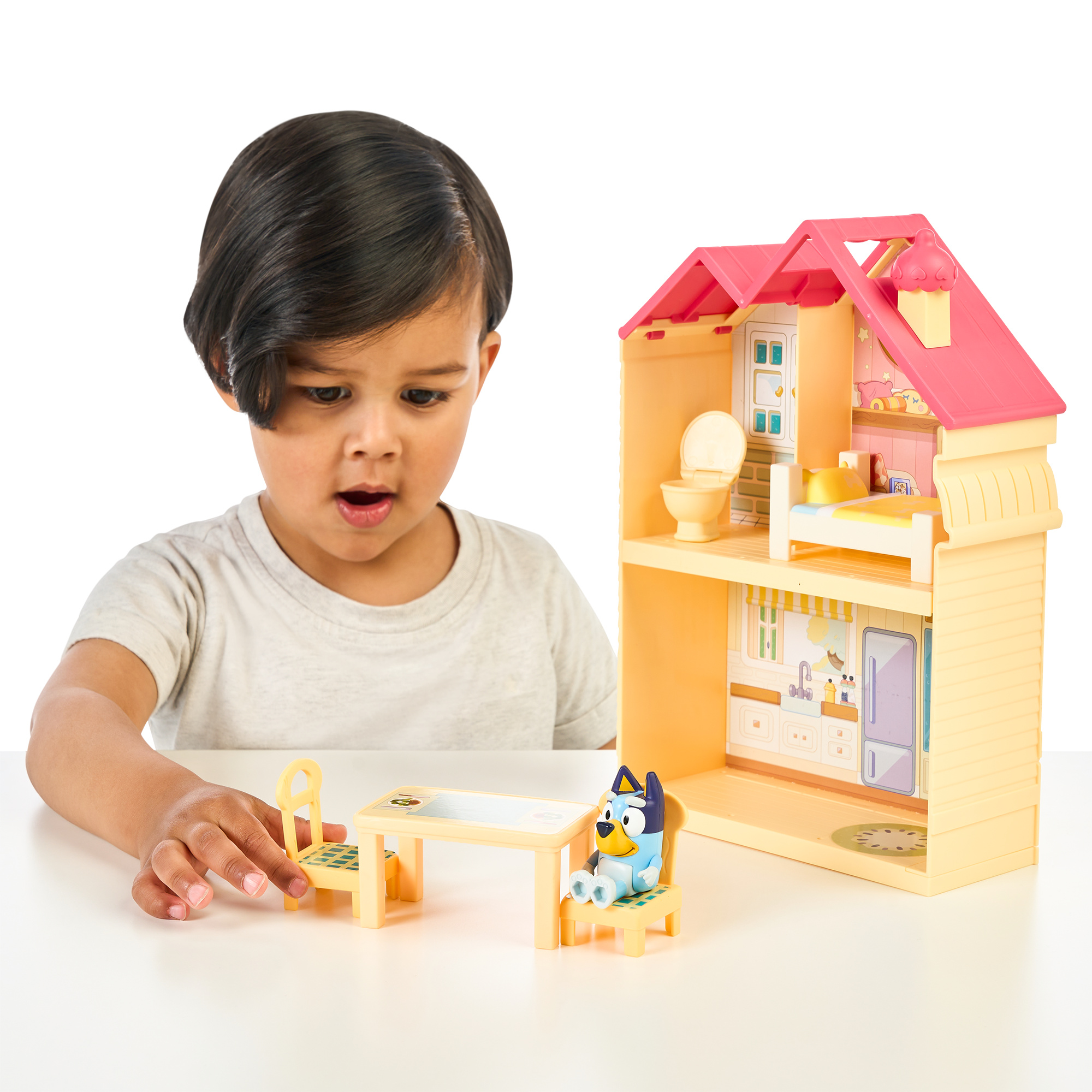 Bluey - playset mini home - la casa di bluey con personaggio e accessori - BLUEY