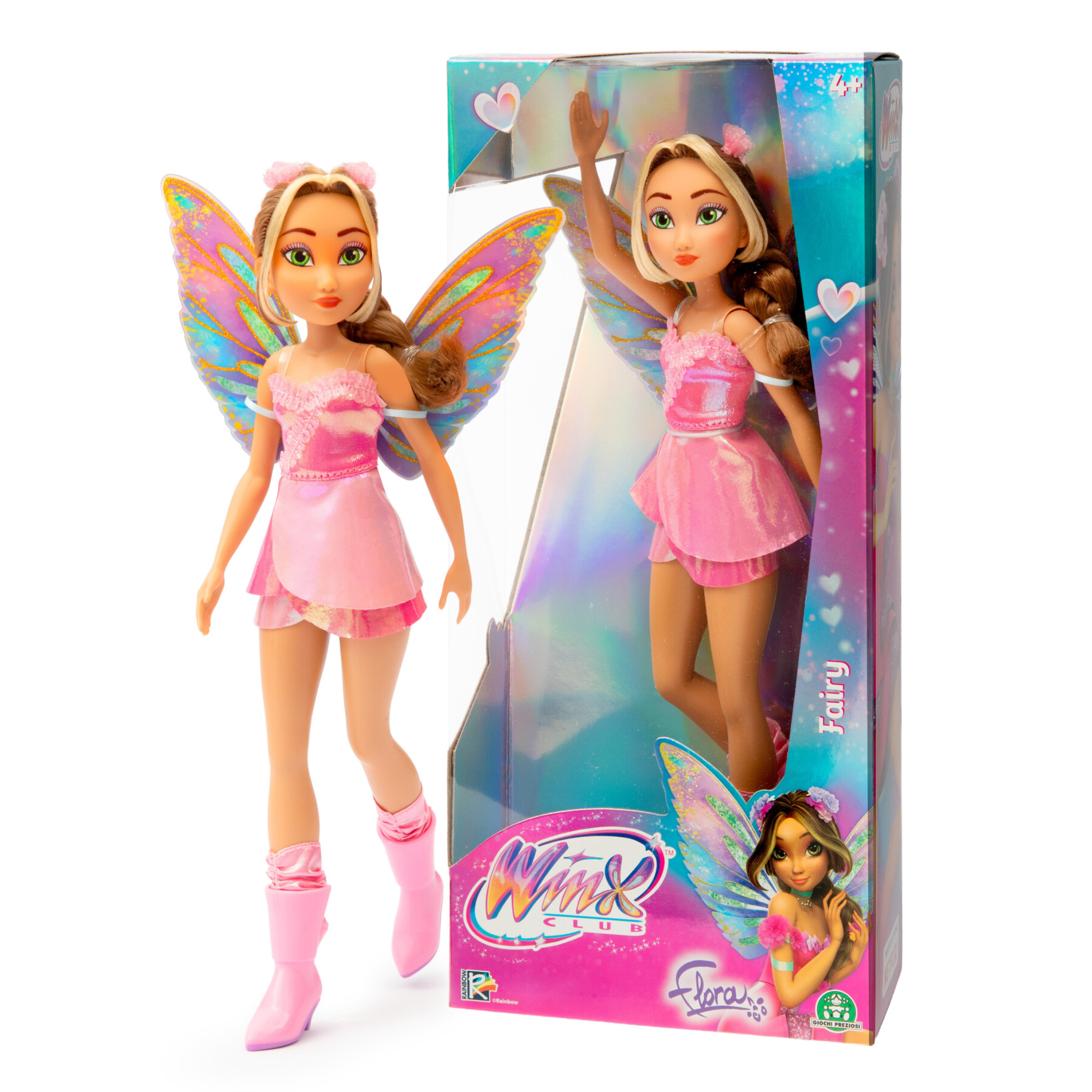 Bambola singola winx fairy - 6 modelli: bloom, stella, flora, tecna, musa, aisha - WINX
