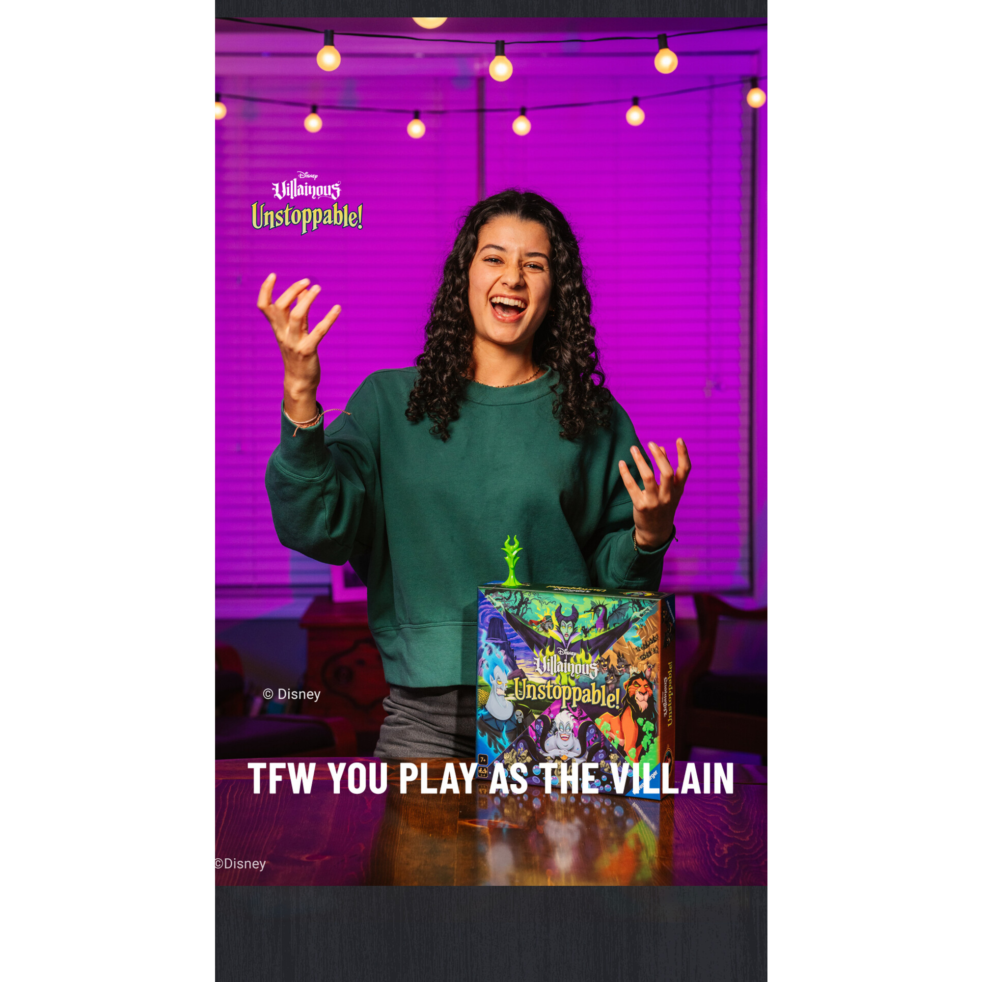 Ravensburger 24694 - disney villainous unstoppable! gioco da tavolo famiglia - Disney