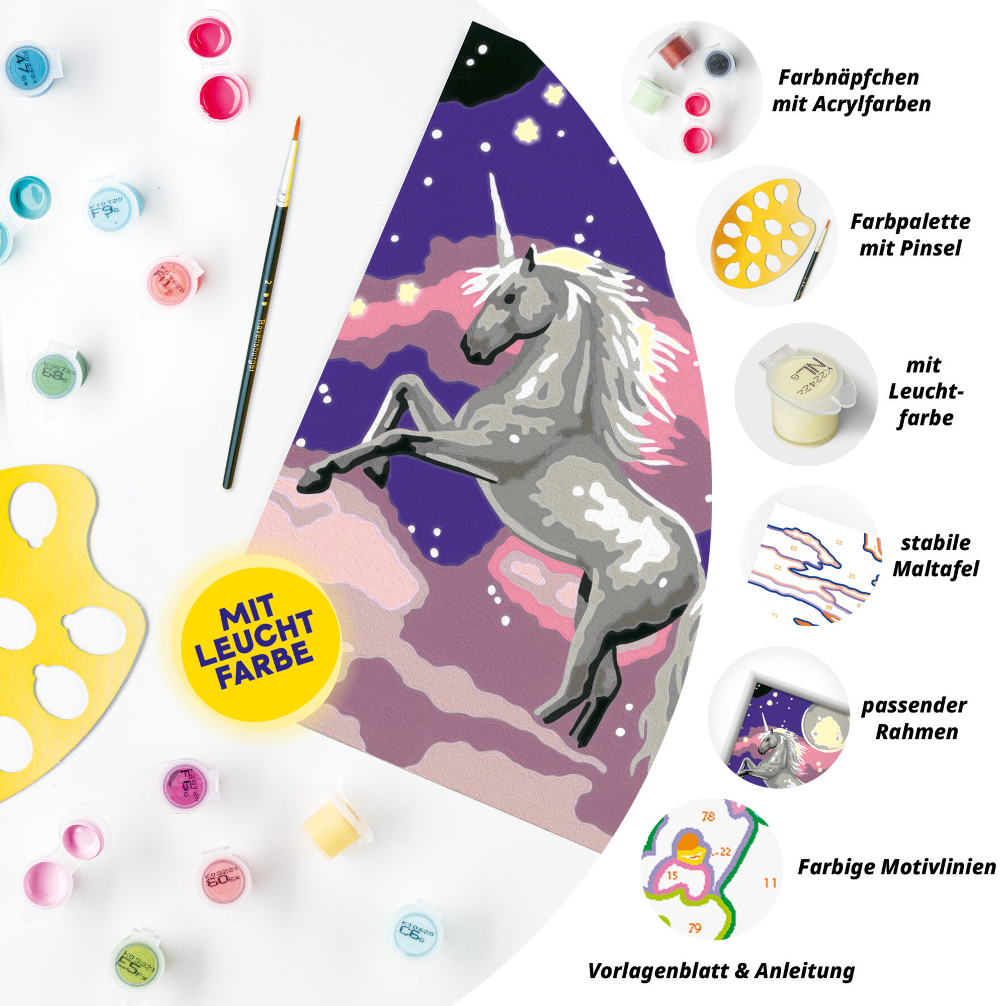 Ravensburger - creart unicorno stellato 7+ - RAVENSBURGER