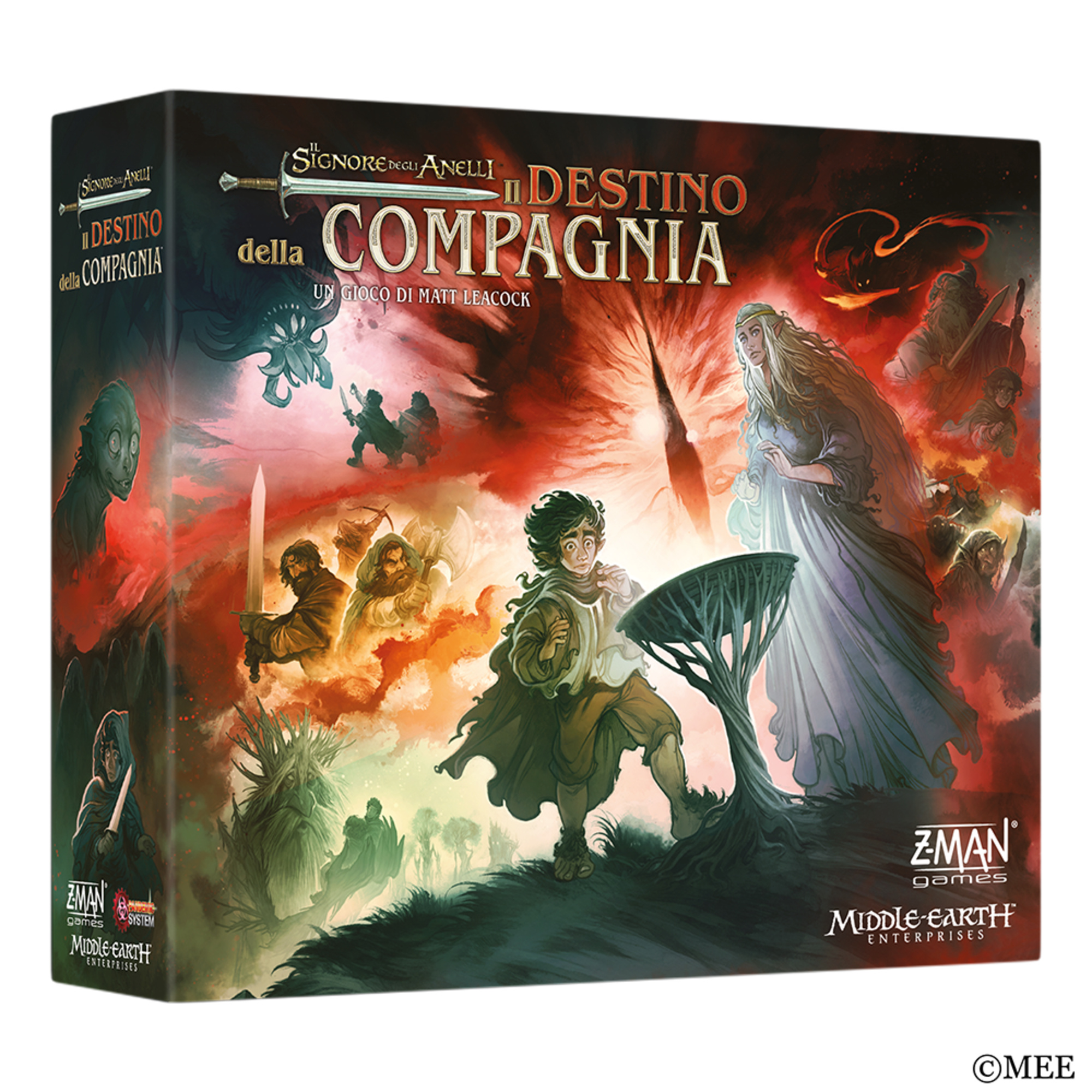 Asmodee, il signore degli anelli:il destino della compagnia - gioco da tavolo - ASMODEE