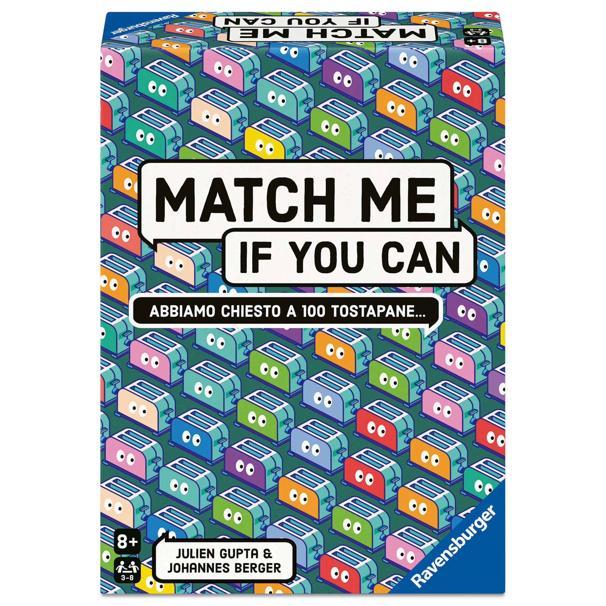 Ravensburger, match me if you can, it, party game per 3 - 8 giocatori,  8+ - RAVENSBURGER