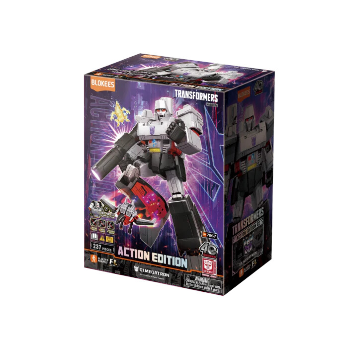 Blokees figures - transformers - action edition 02 - g1 megatron - BLOKEES