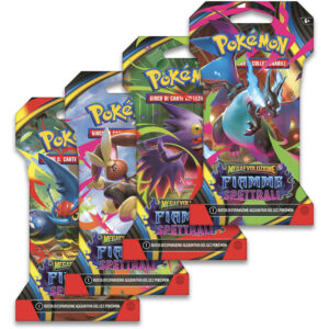 Pokémon megaevoluzione - fiamme spettrali in paper sleeve assortito - POKEMON