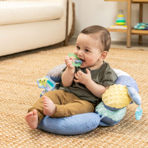 Supporto neonato 2-in-1 tummy time & seated support - comfort e gioco - INFANTINO