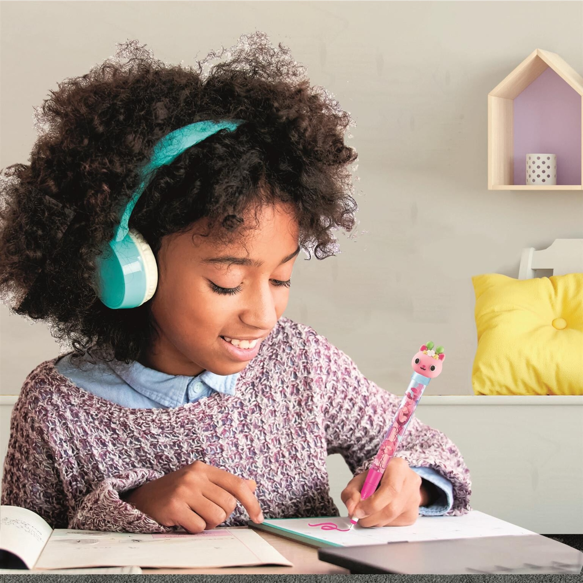 Clementoni - il laboratorio delle penne -gabby's dollhouse - 18203 - CLEMENTONI, GABBY'S DOLLHOUSE