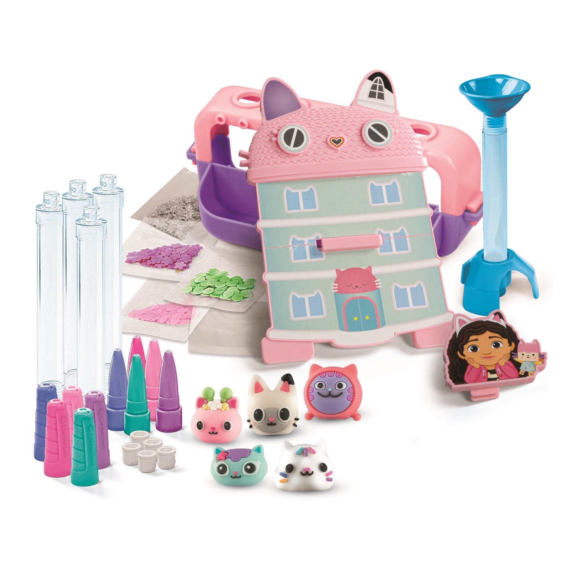Clementoni - il laboratorio delle penne -gabby's dollhouse - 18203 - CLEMENTONI, GABBY'S DOLLHOUSE