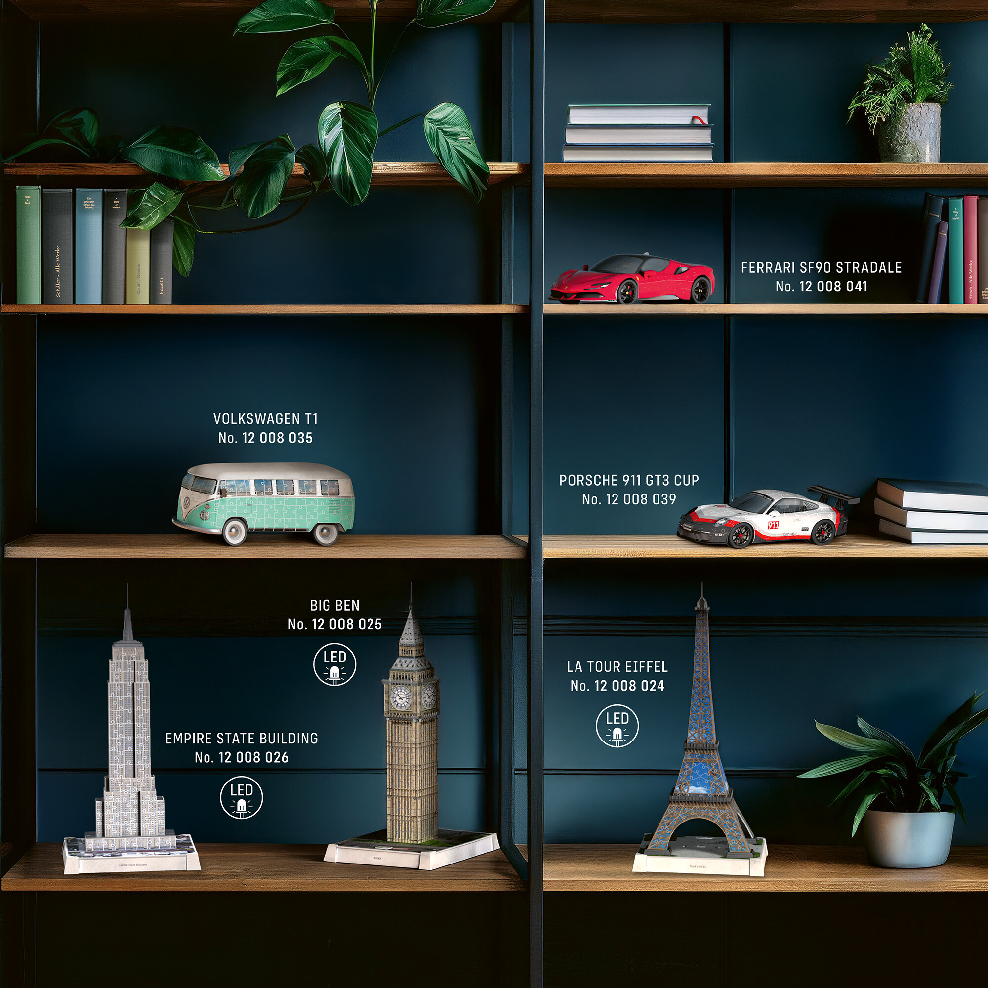 Puzzle 3d iconico: empire state building - replica dettagliata in un affascinante modello puzzle 3d - RAVENSBURGER