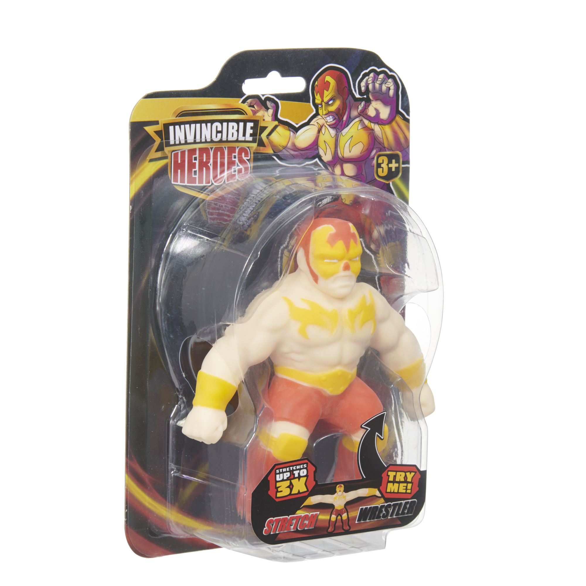 Stretch squad xxl - 4 personaggi giganti elastici da collezione - assortito - 