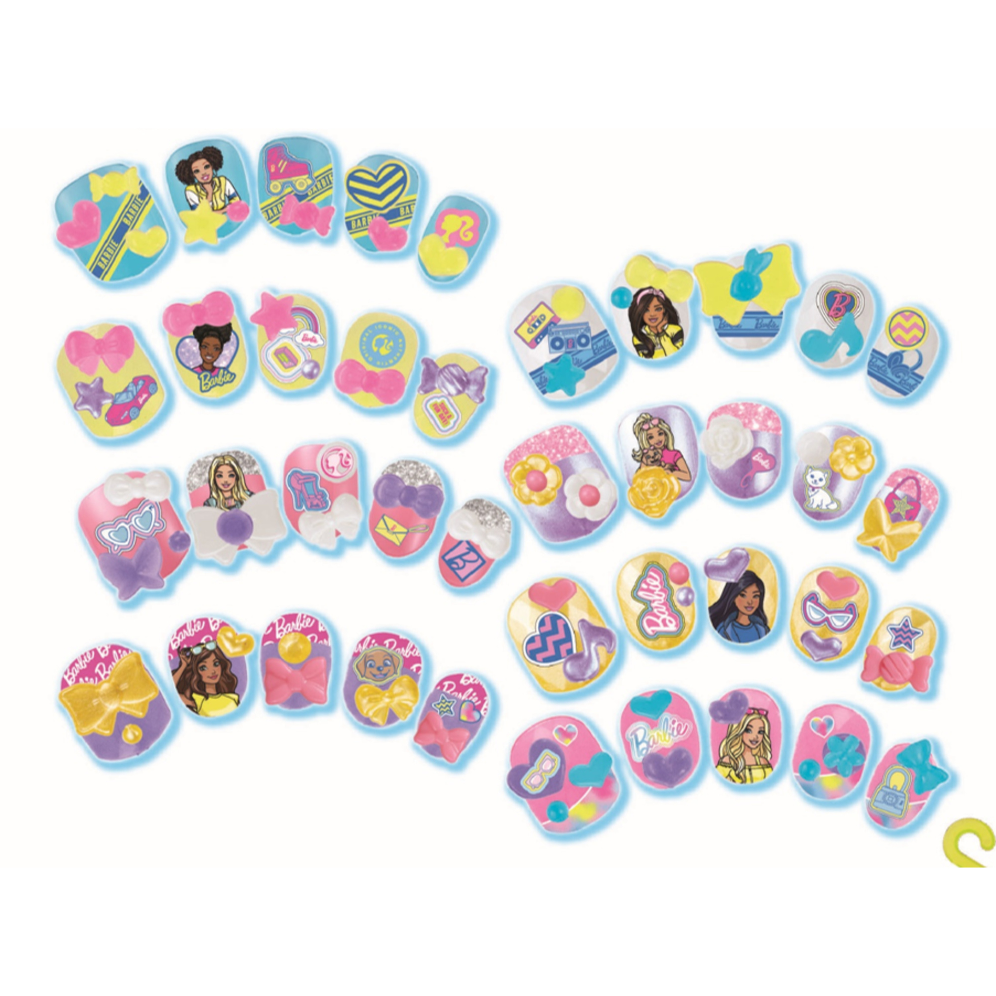 Aquabeads nails studio - barbie nail designer kit - unghie che si attaccano con l'acqua - AQUABEADS