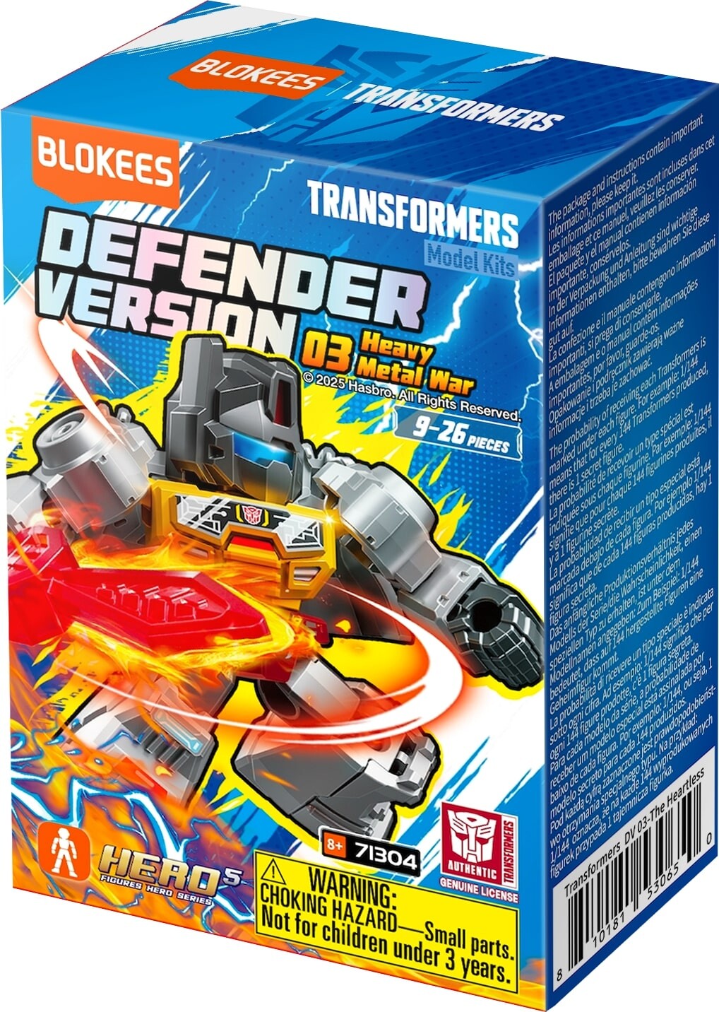 Blokees transformers defender version 03 heavy metal war assortito - BLOKEES