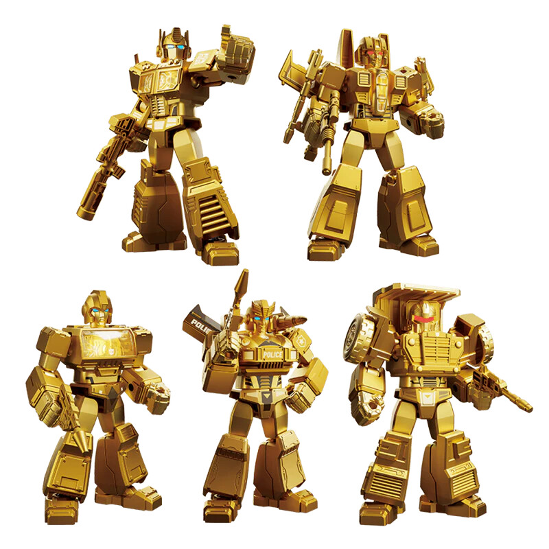 Blokees figures - transformers  limited edition - x yearly version 2024 the golden lagoon - BLOKEES