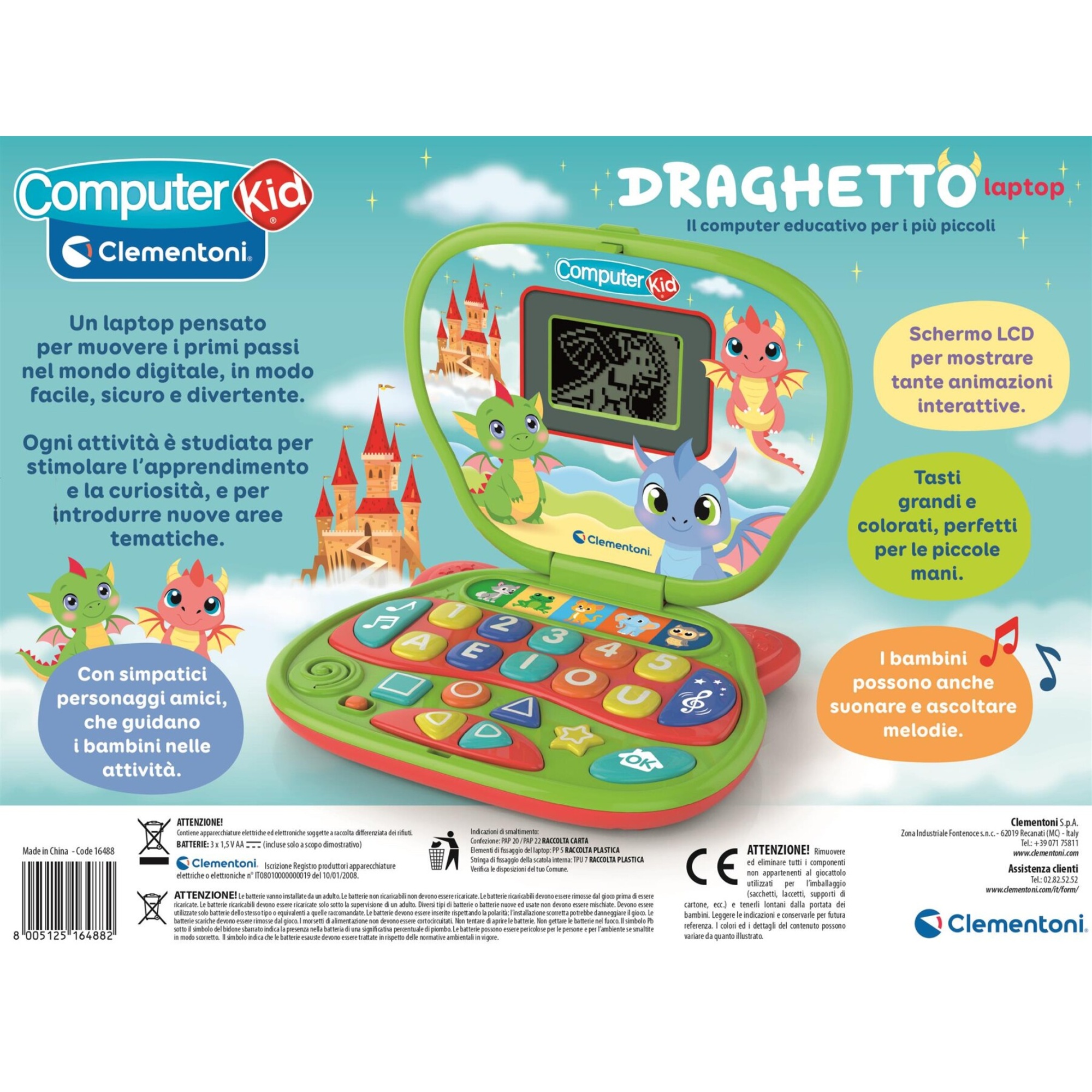 Draghetto laptop 2+ - SAPIENTINO