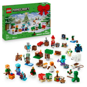 Lego 21280 minecraft calendario avvento 2025 con 24 sorprese, regalo natale 7+ - MINECRAFT, Lego