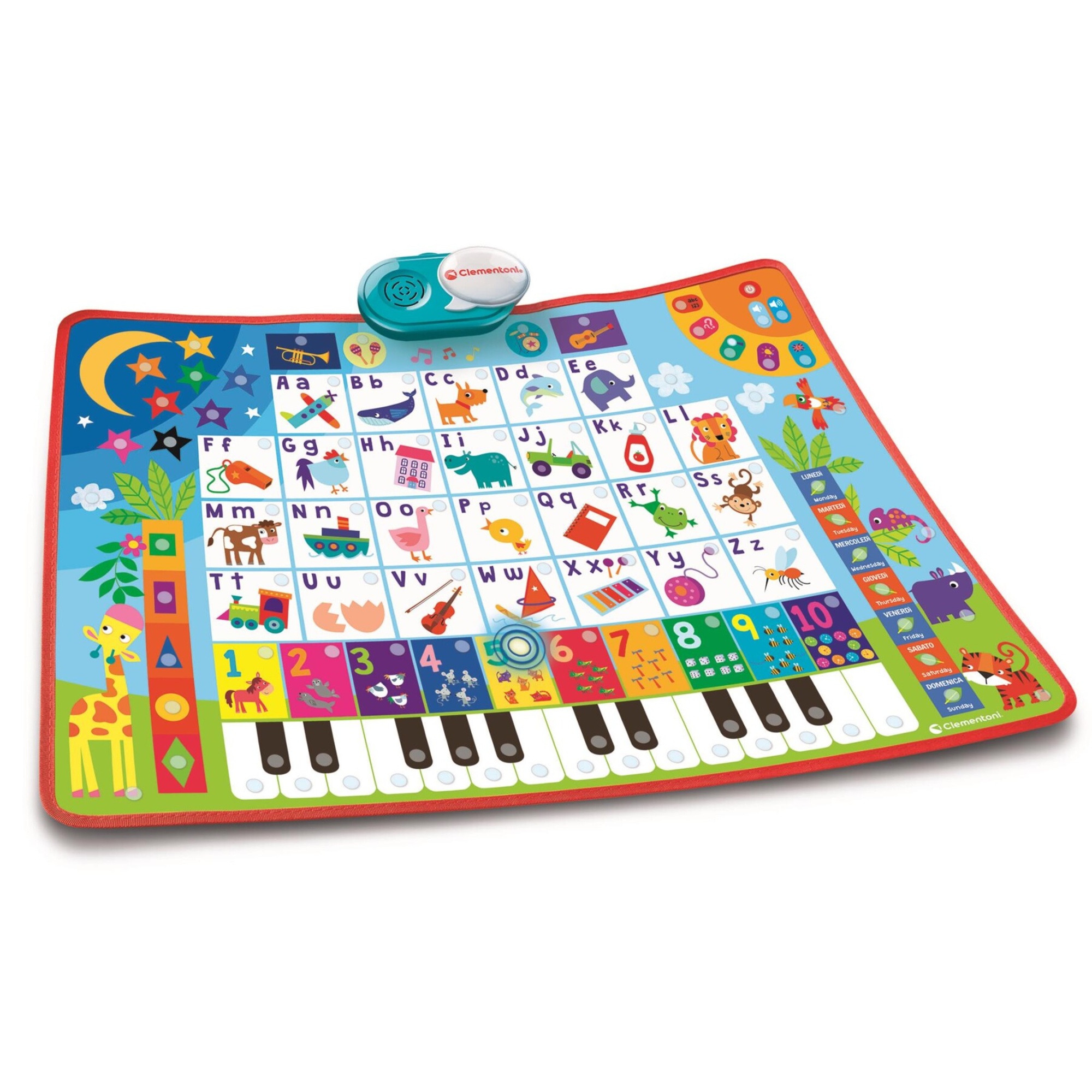 Clementoni - alfabeto parlante - poster elettronico educativo - 16665 - CLEMENTONI