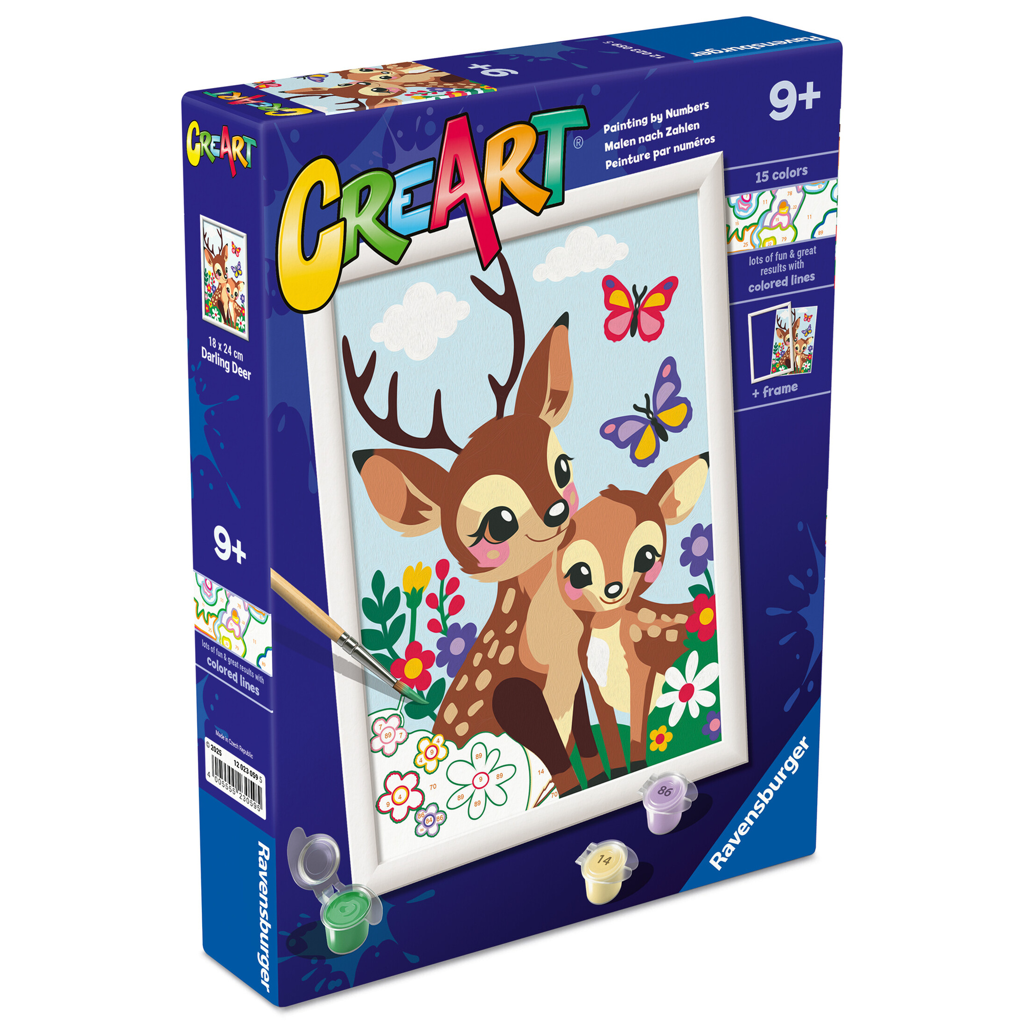 Ravensburger - creart cerbiatti adorabili 9+ - RAVENSBURGER