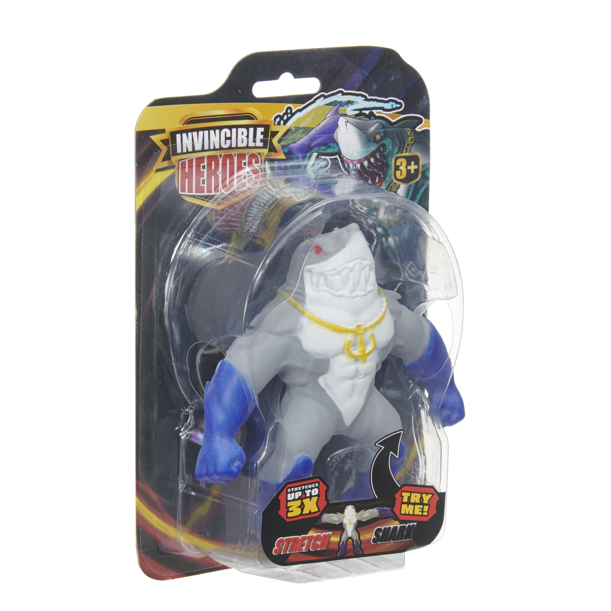 Stretch squad xxl - 4 personaggi giganti elastici da collezione - assortito - 