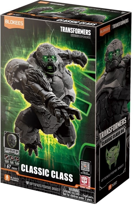 Blokees figures - transformers - classic class 04 - optimus primal beast - BLOKEES