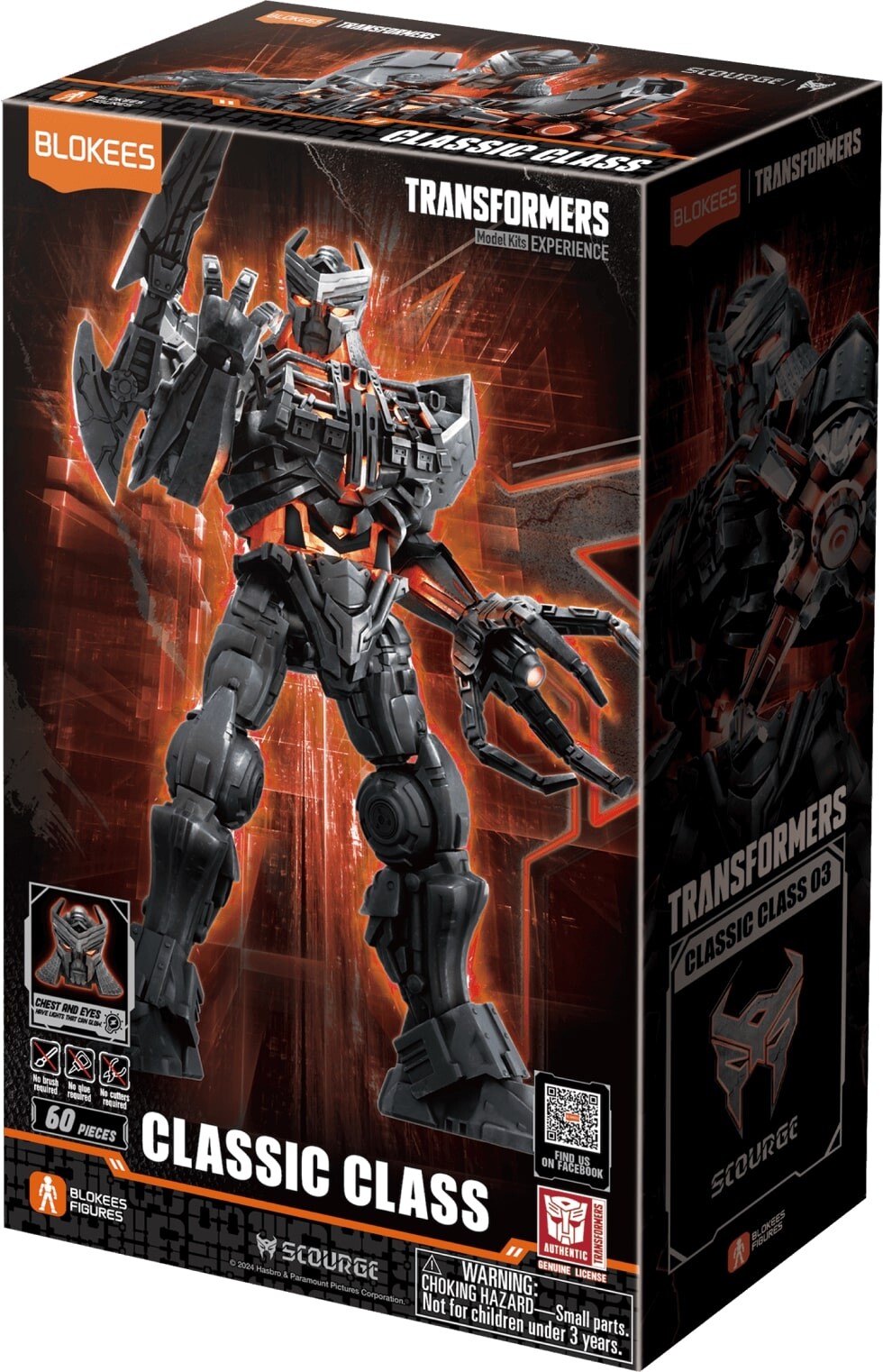 Blokees figures - transformers - classic classs 03 - scourge - BLOKEES