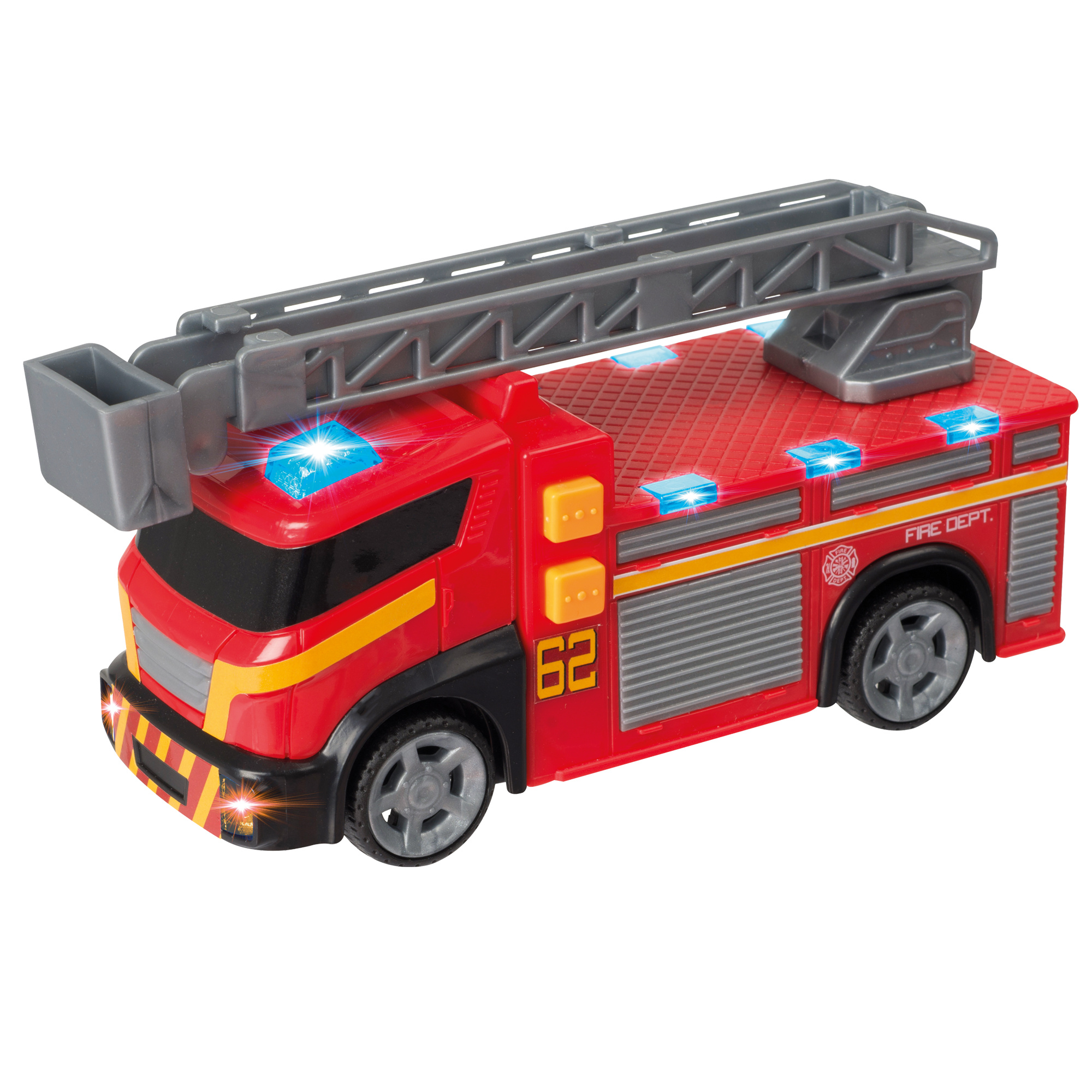 Mini veicoli emergenza con luci e suoni - camion ed elicottero assortito - 