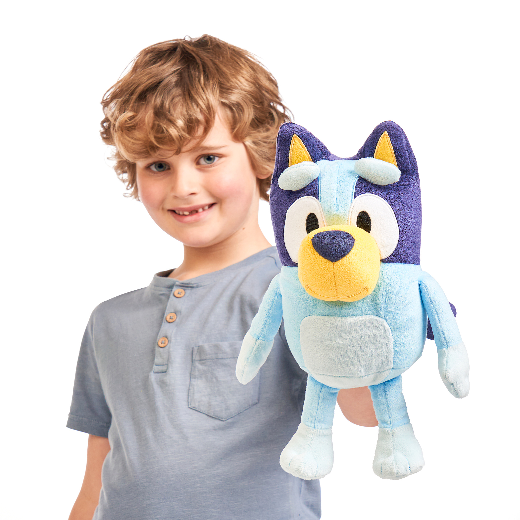 Bluey - peluche alto 33 cm con funzioni parla e canta - BLUEY