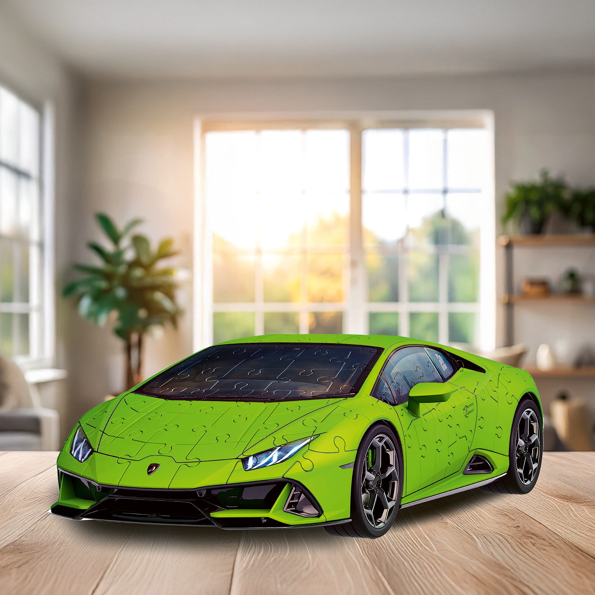 Puzzle 3d iconico: lamborghini huracán evo - una vera icona delle auto sportive in un dettagliato modello in scala 1:18 - RAVENSBURGER