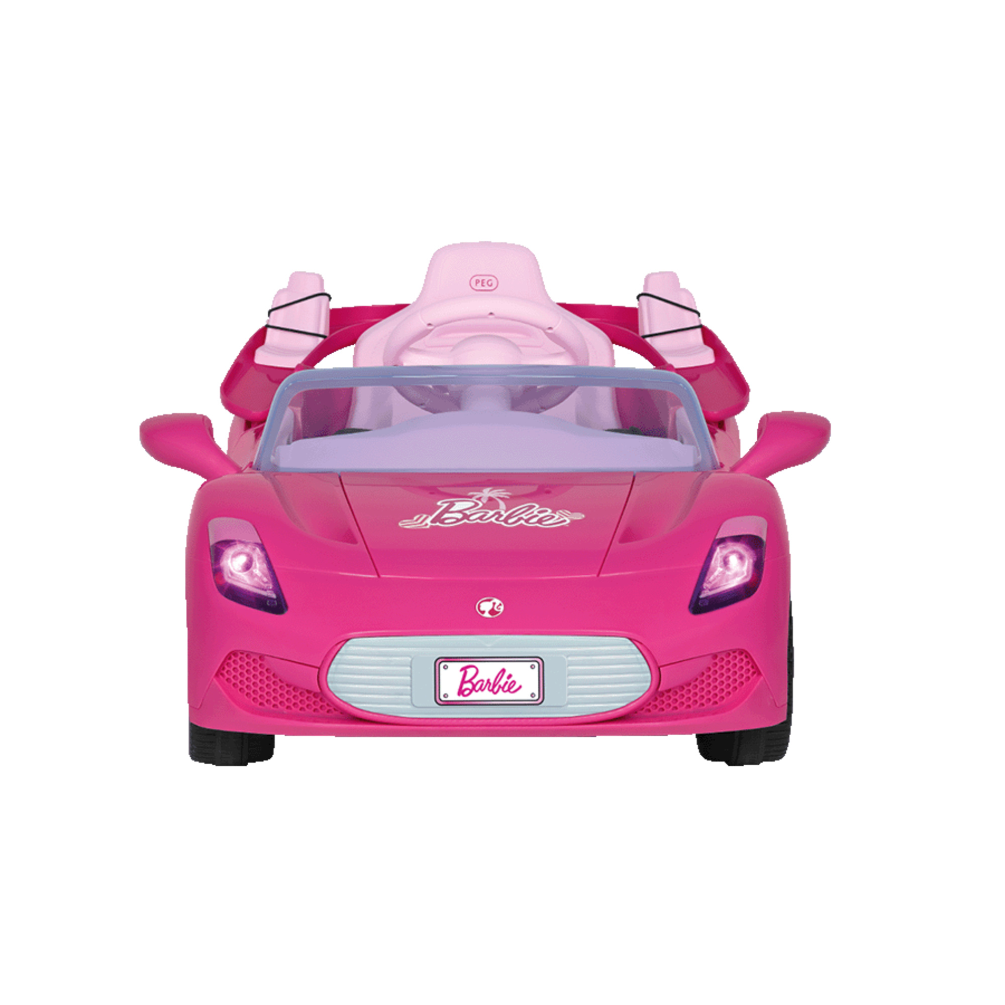 Barbie - veicolo elettrico radiocomando con luci, suoni e 2 sedili - Peg Perego