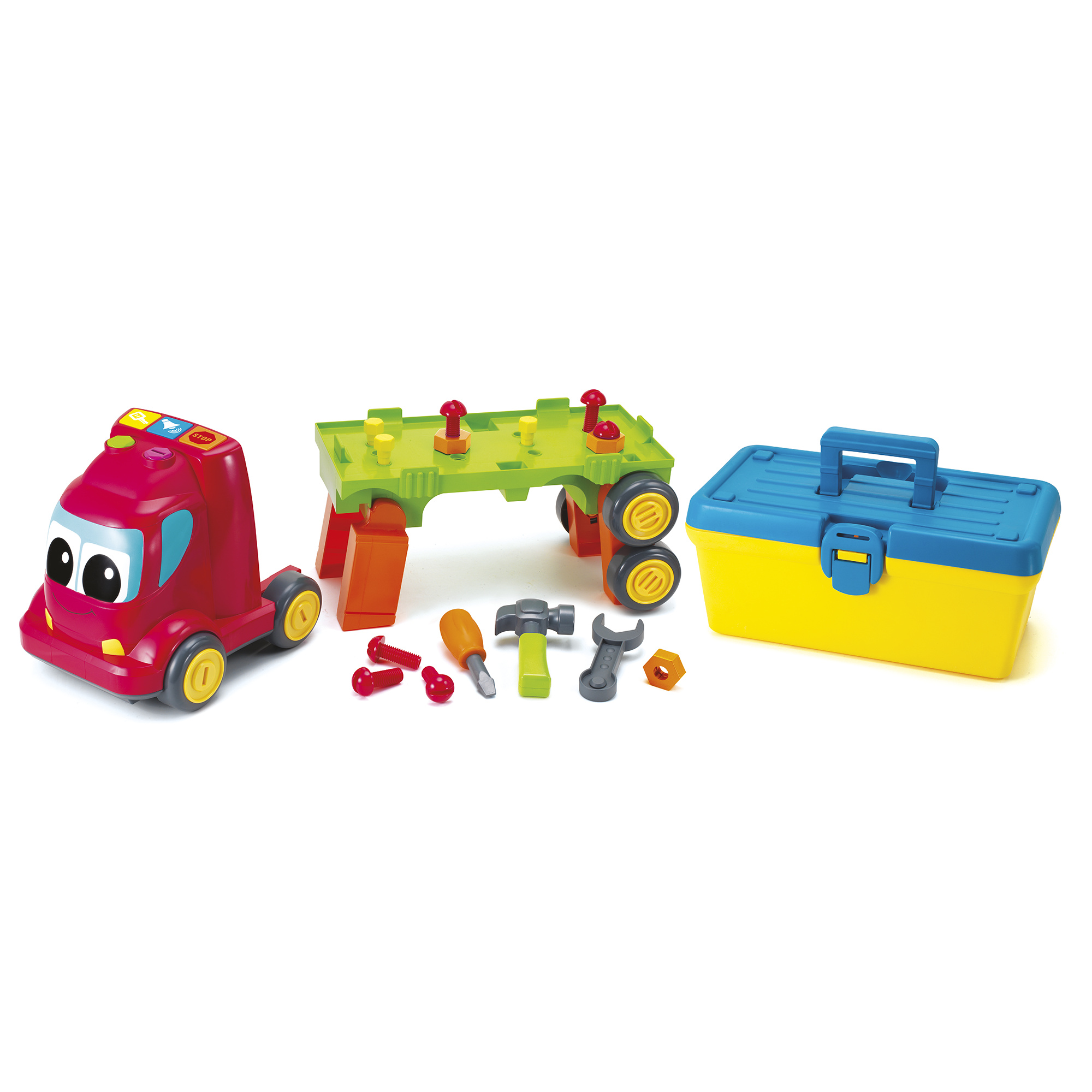 Camion 3 in 1 con attrezzi e suoni realistici - 18m+ - B-KIDS