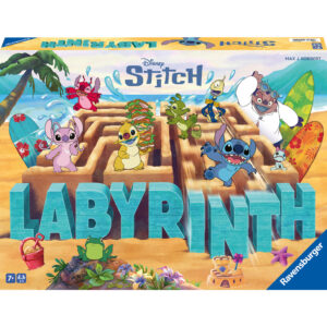 Ravensburger stitch labyrinth - gioco da tavolo per famiglie e per bambini dai 7 anni in su - da 2 a 4 giocatori per ragazzi e ragazze - Disney Stitch