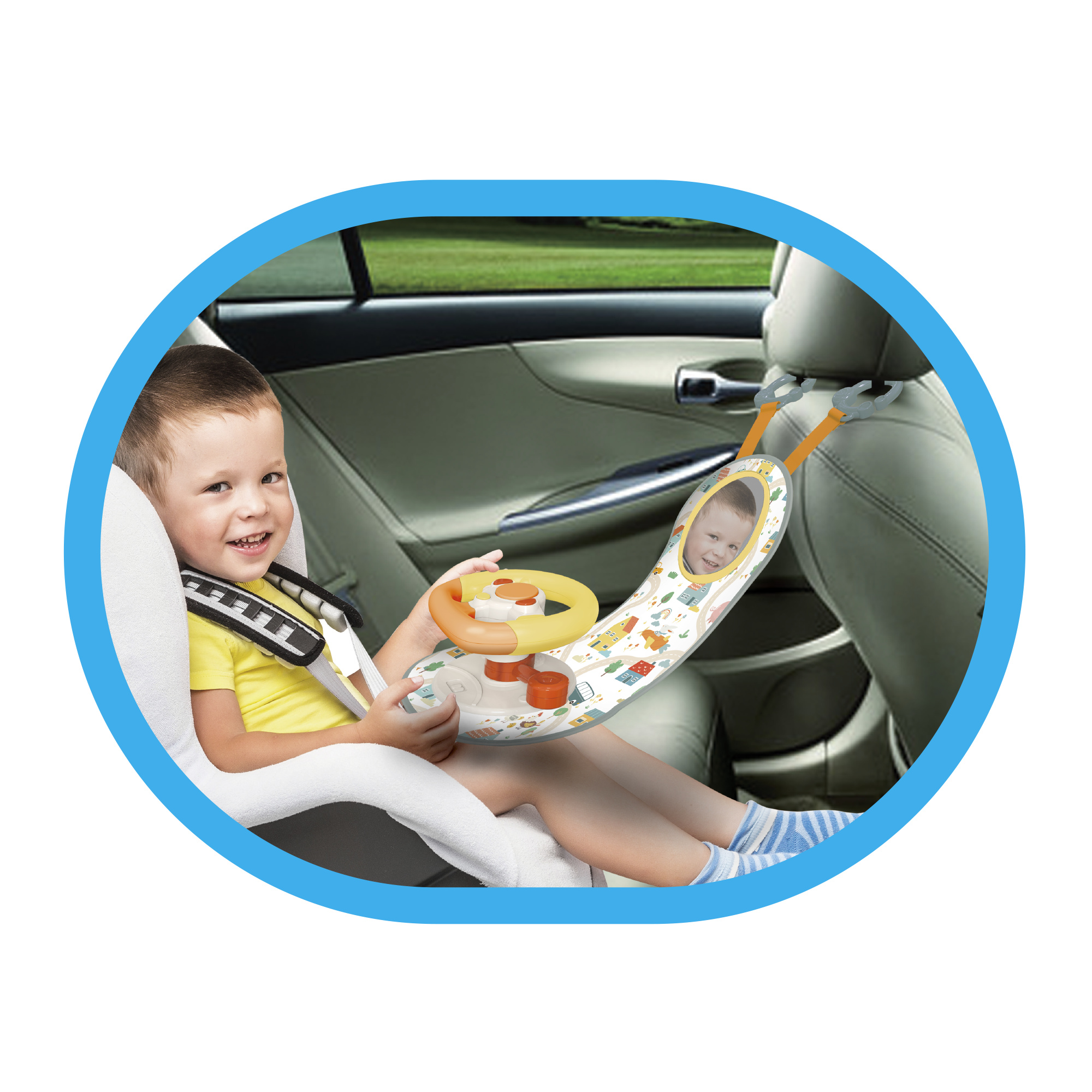 Primo volante giocattolo con suoni e luci per bambini - BABY SMILE