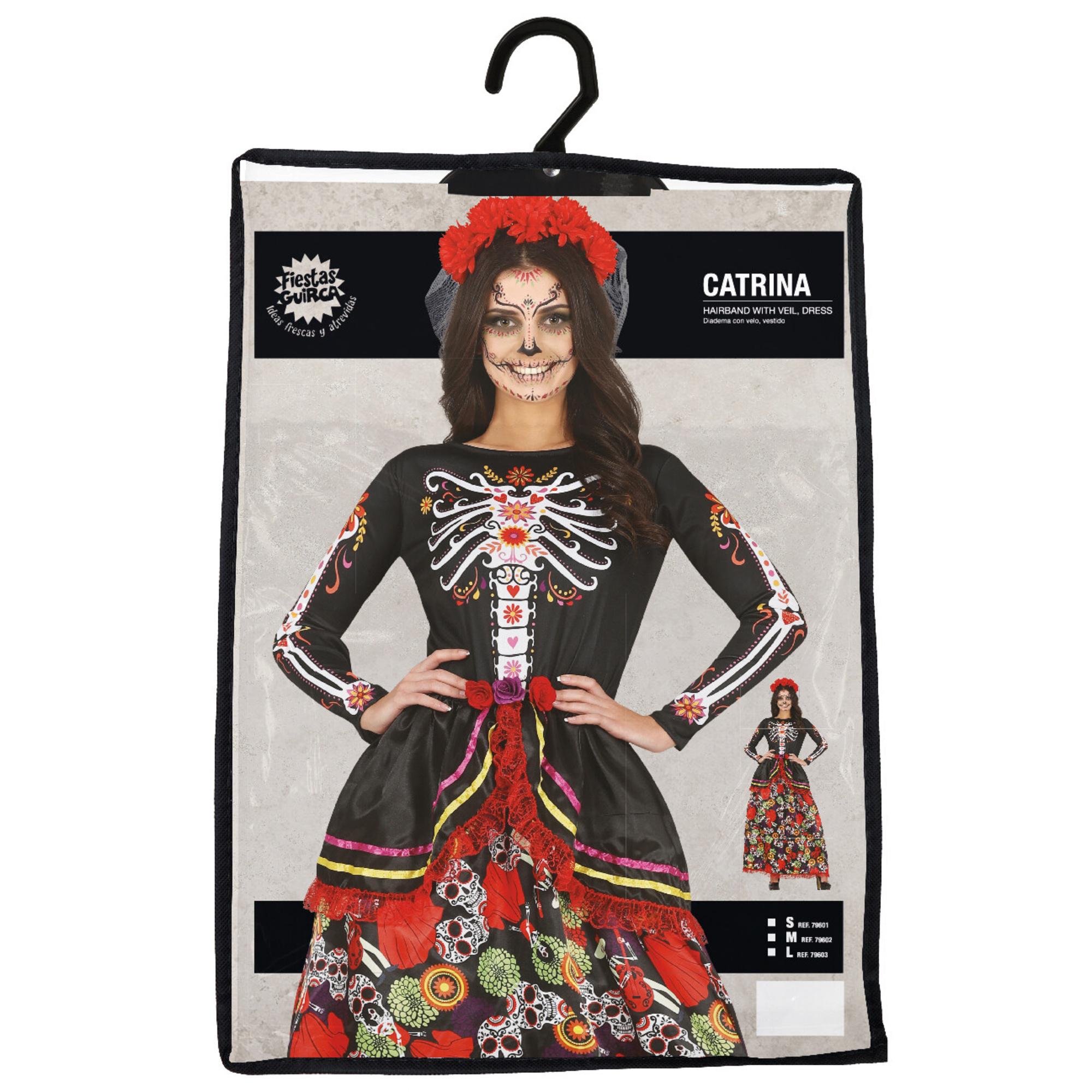 Costume Catrina Donna Halloween Toys Center
