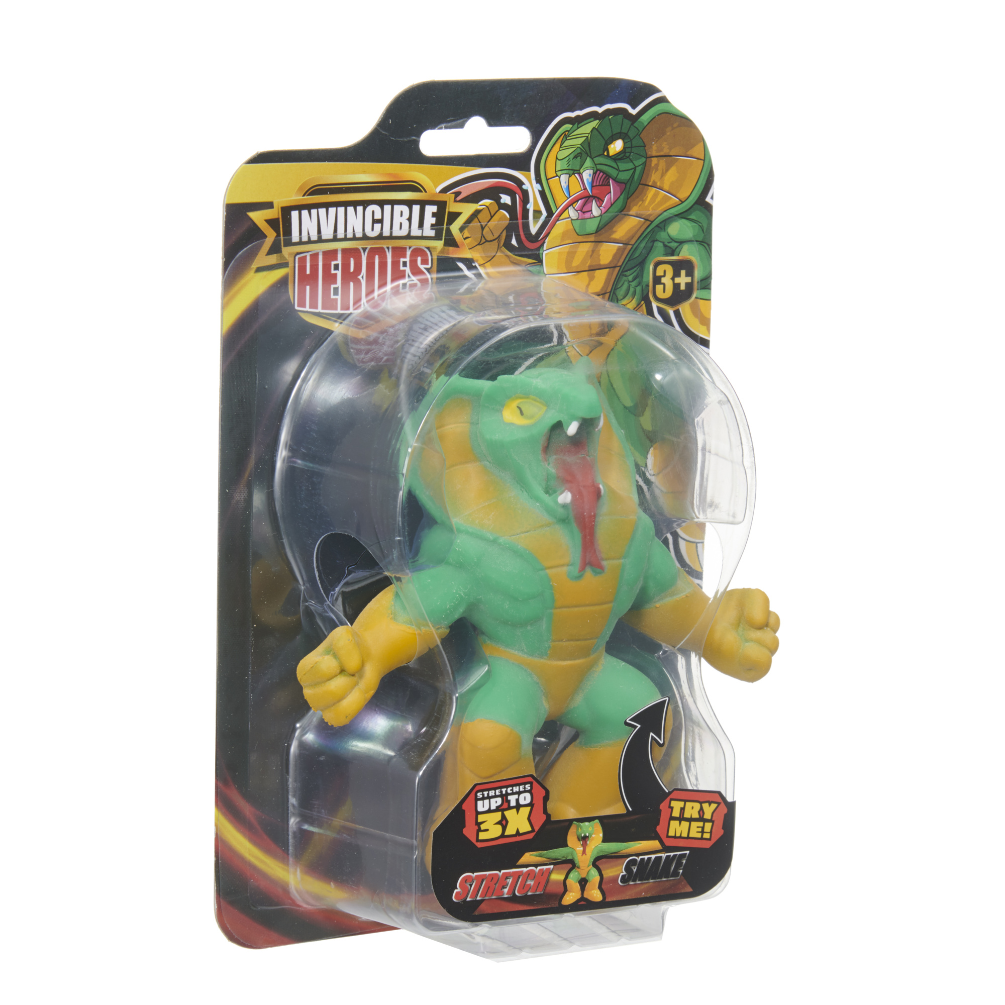 Stretch squad xxl - 4 personaggi giganti elastici da collezione - assortito - 